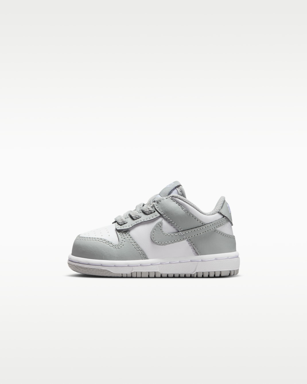 Nike Dunk Low Sabatilles - Nadó i infant - Blanc/Blanc/Light Smoke Grey