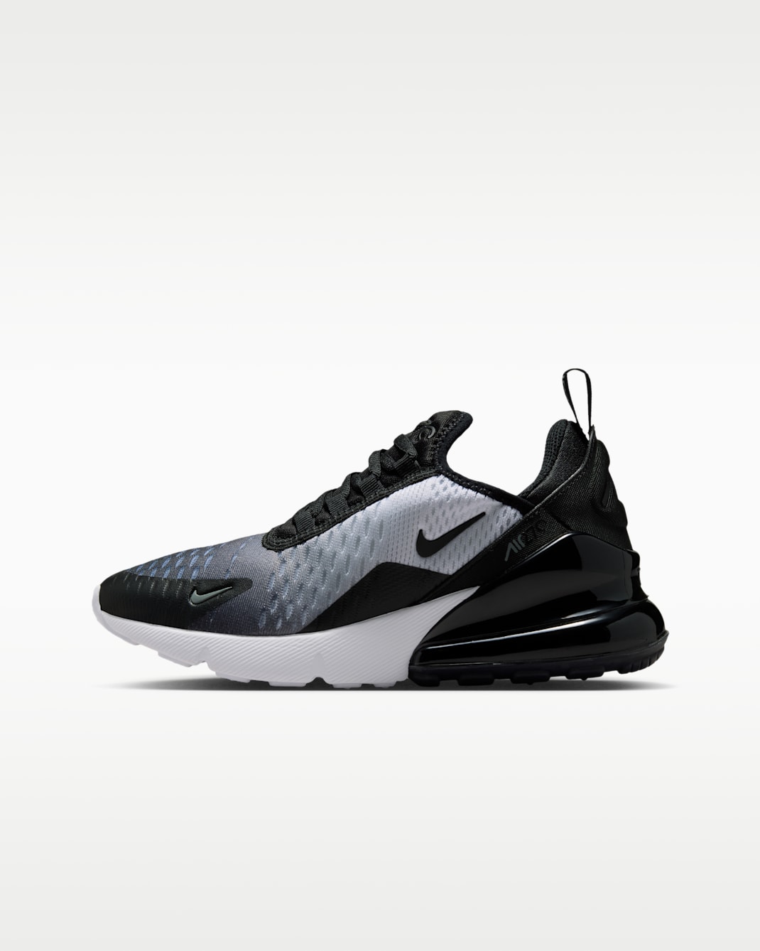 Nike Air Max 270 Older Kids' Shoes - Black/White/Cool Grey/Black