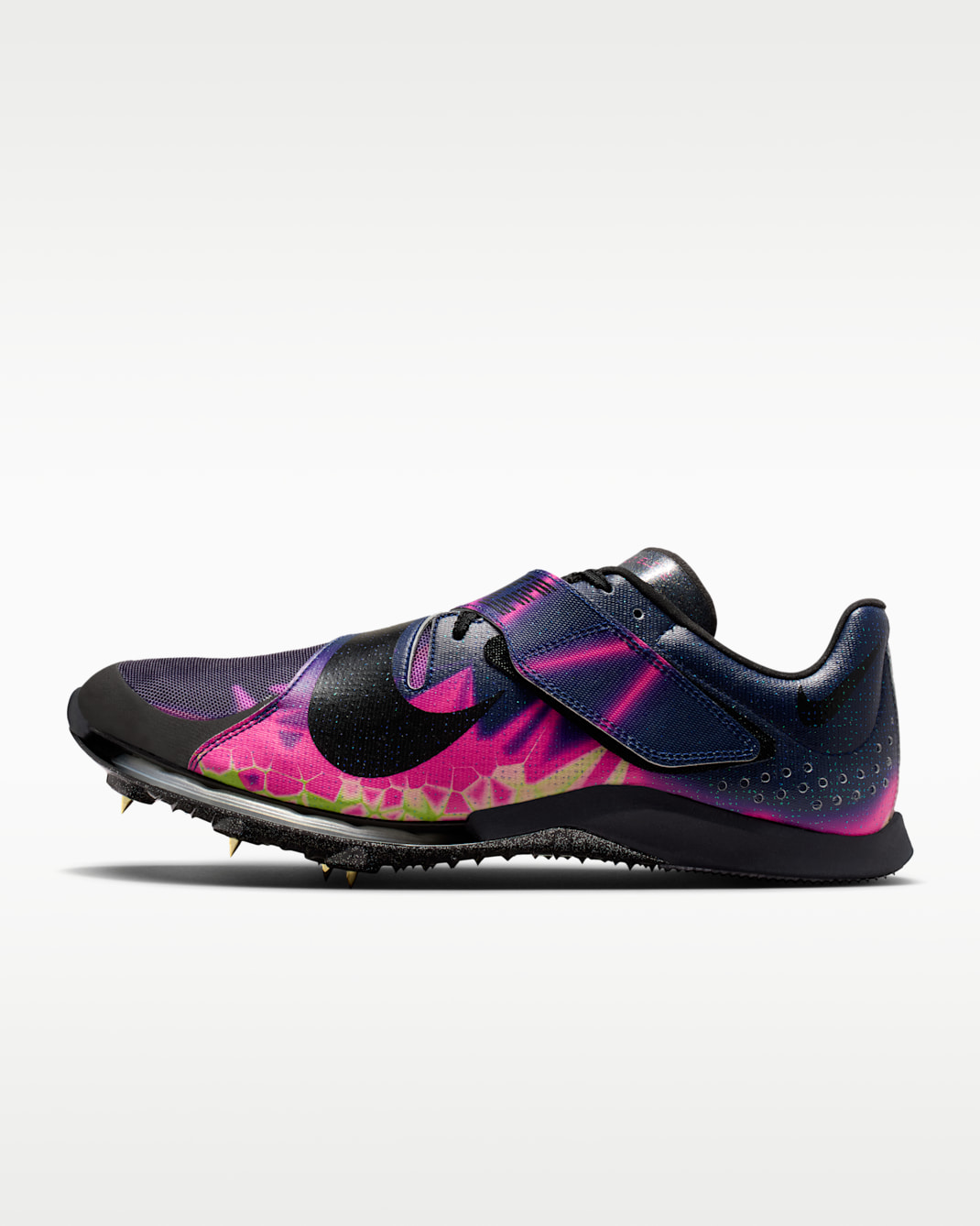 Nike Long Jump Elite Track & Field Jumping Spikes - Pink Blast/Blue Void/Electric Green/Black