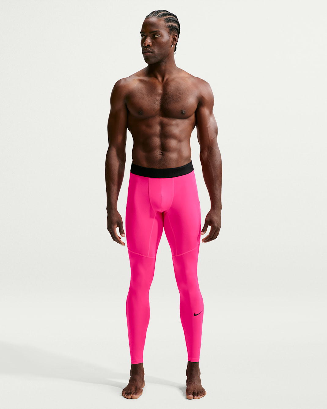 Nike Pro Men's Dri-FIT Fitness Tights - Hyper Pink/Black