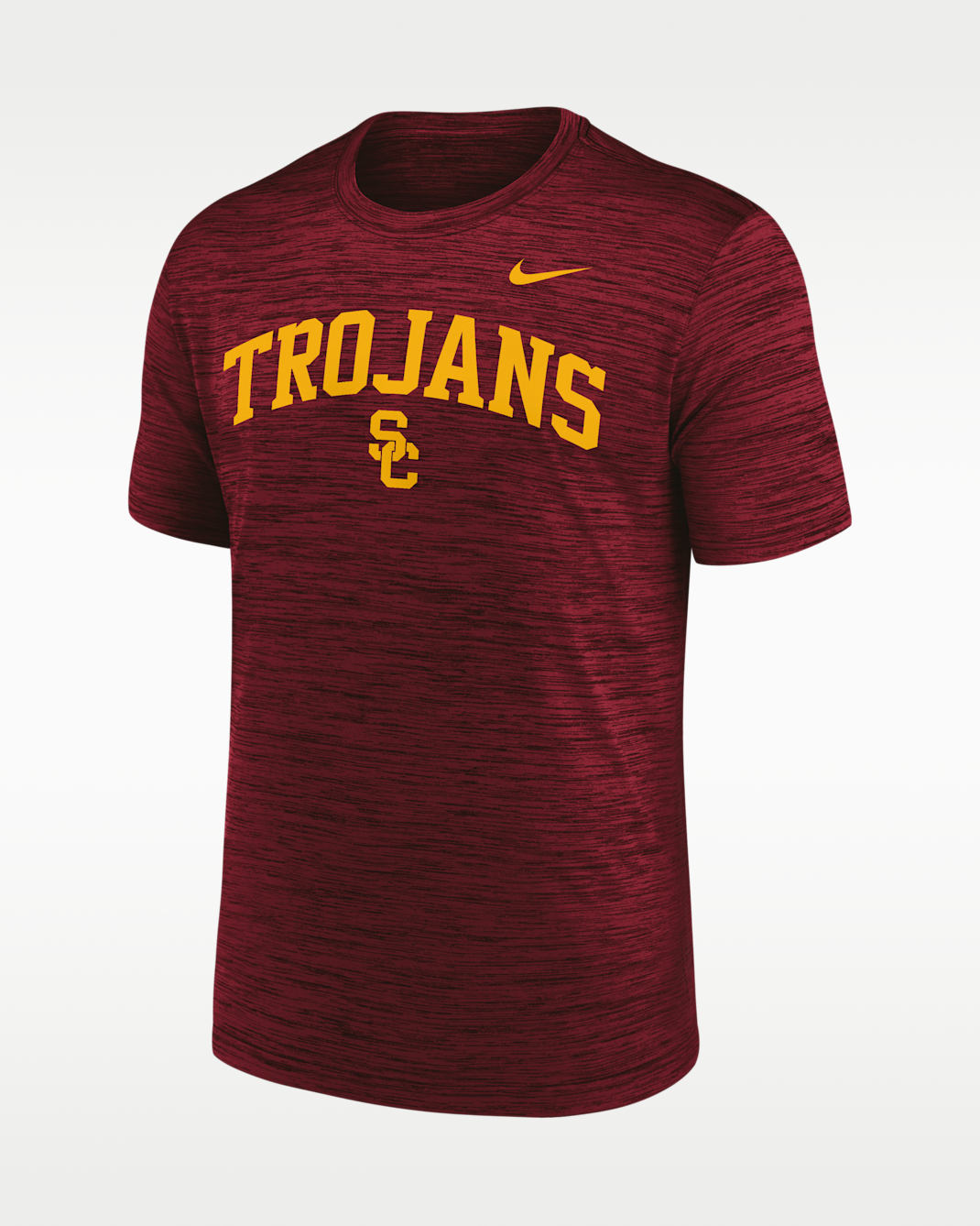 USC Primetime Arch Logo Velocity Men's Nike Dri-FIT College T-Shirt - Cardinal Red