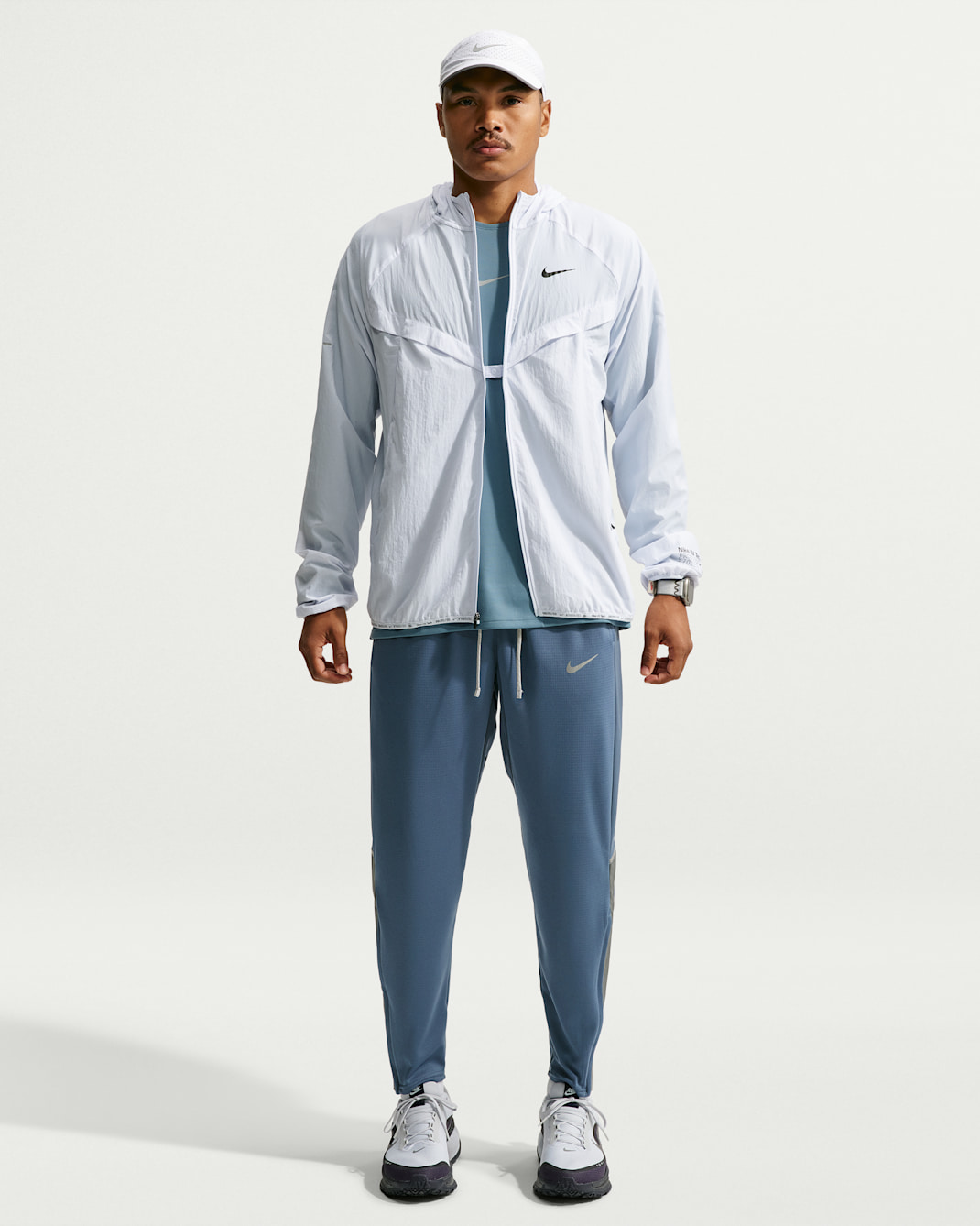 Nike Miler Winterized Men's Dri-FIT Knit Running Trousers - New Slate