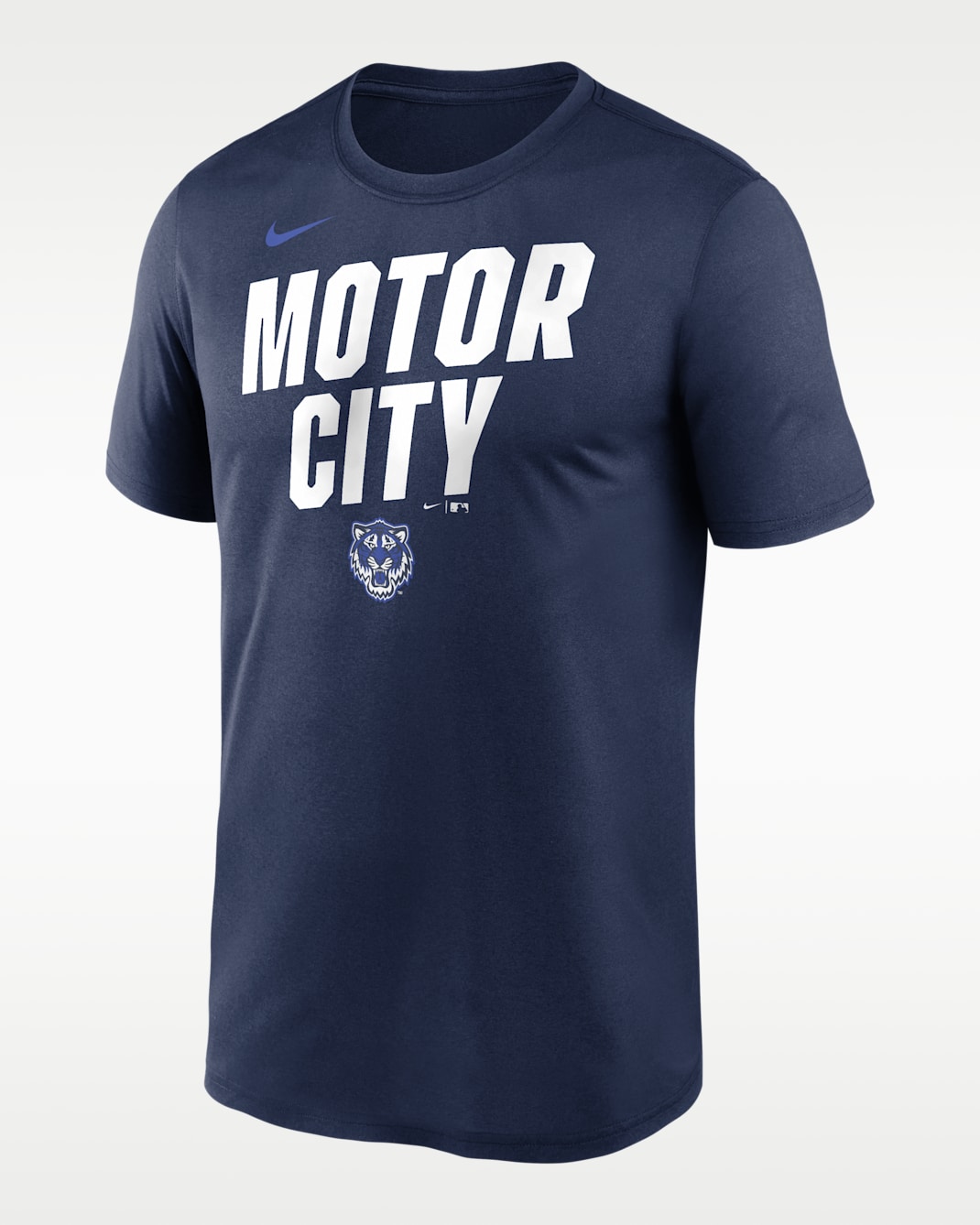 Detroit Tigers City Connect Team Phrase Script Men's Nike Dri-FIT MLB T-Shirt - Navy