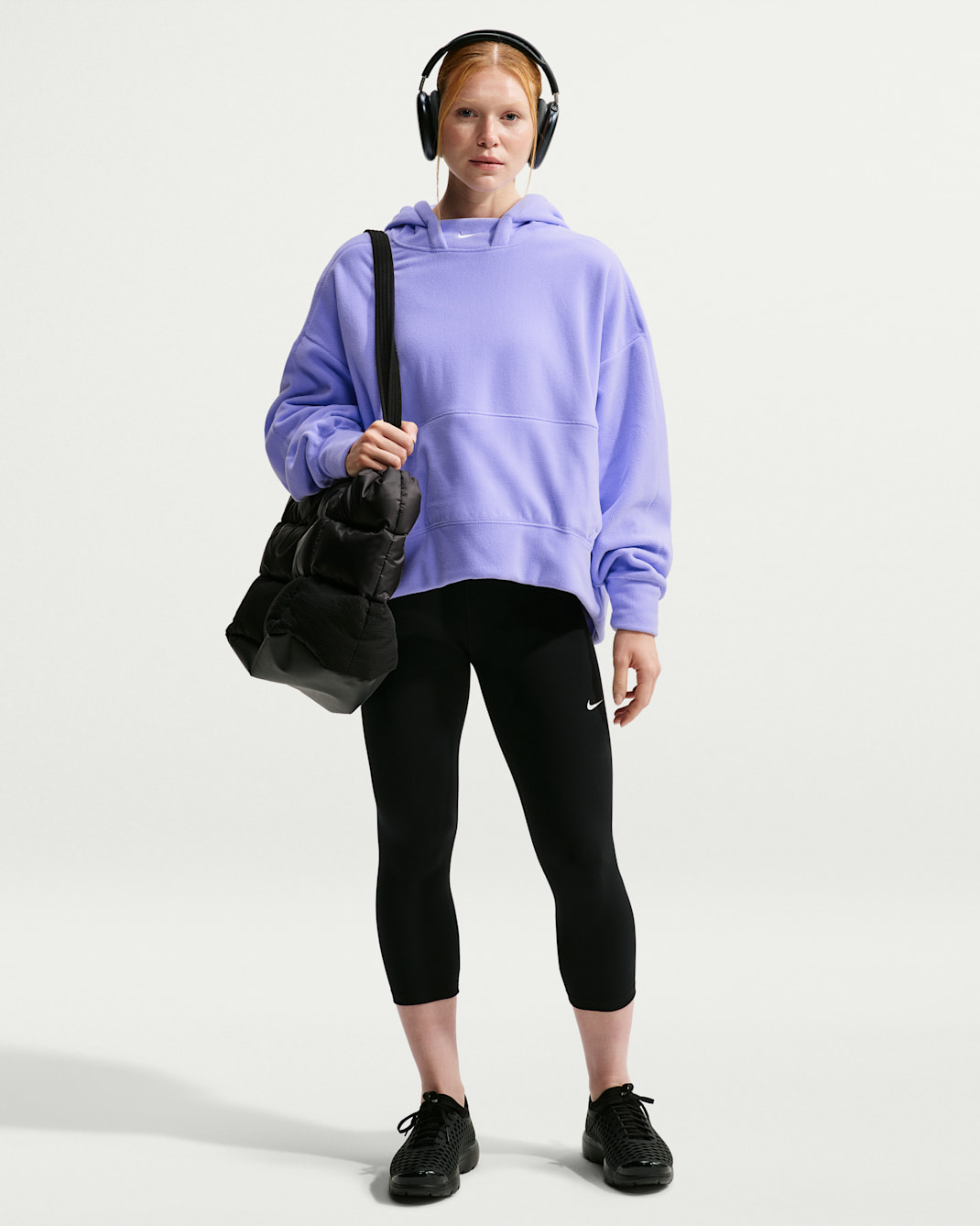Nike One Women's Therma-FIT Oversized Pullover Hoodie
