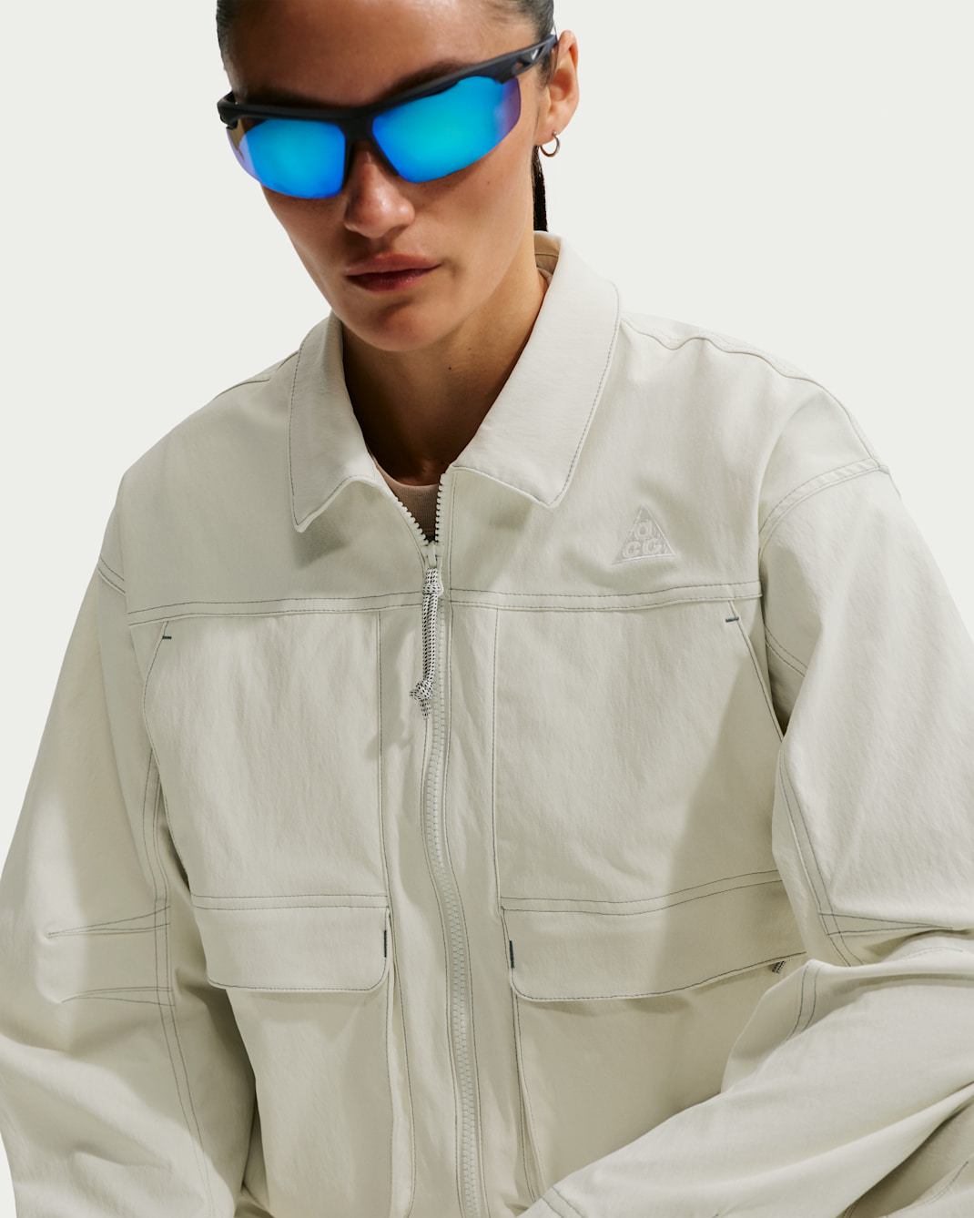 Nike ACG 'Smith Summit' Women's UV-Resistant Jacket - Sea Glass/Mineral Slate/Summit White