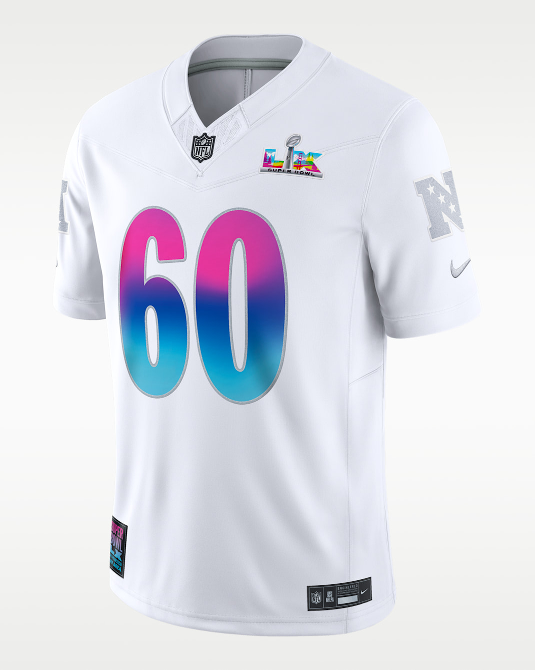 Super Bowl LX Men's Nike Dri-FIT NFL Limited Jersey - White