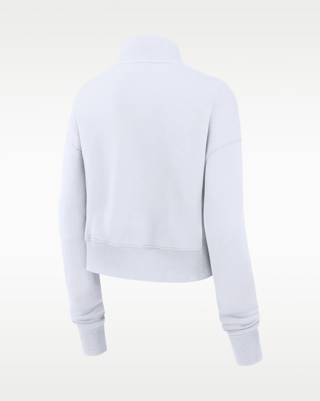 Indianapolis Colts Primetime Phoenix Women's Nike NFL Oversized Cropped 1/4-Zip Crew
