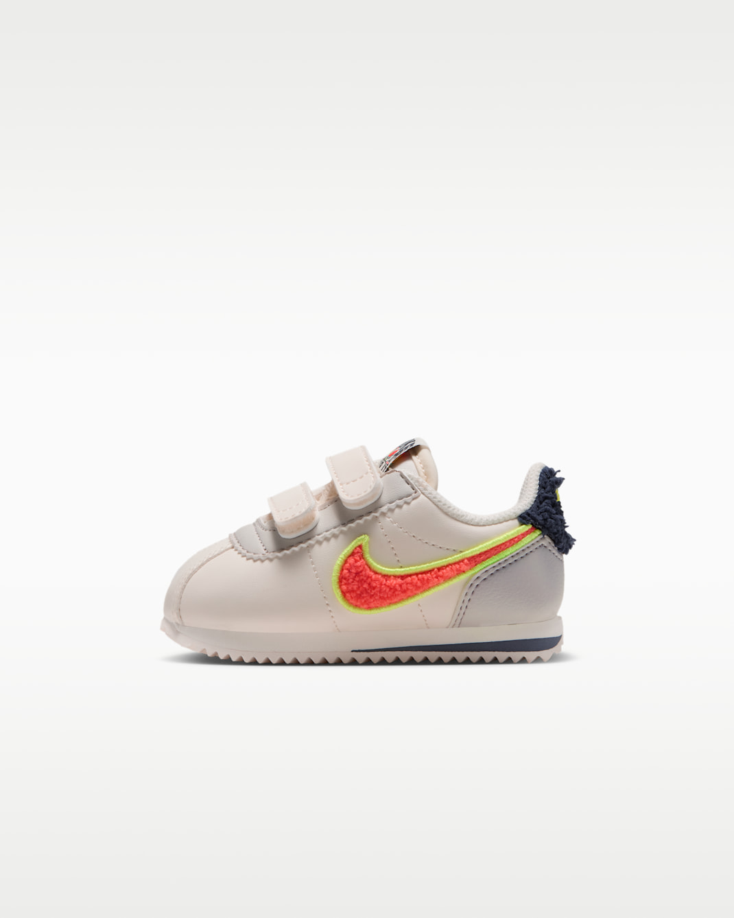 Nike Cortez Baby/Toddler Shoes - Pale Ivory/Lemon Venom/Light Bone/Hot Lava
