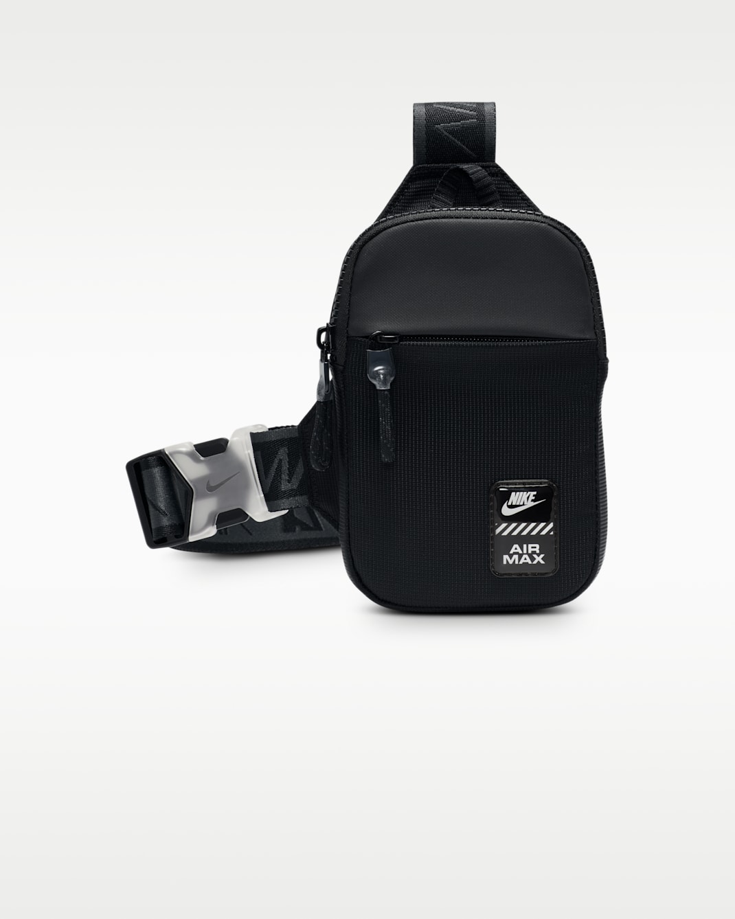 Nike Sportswear Essentials Crossbody-Tasche (1 l) - Schwarz/Schwarz/Weiß