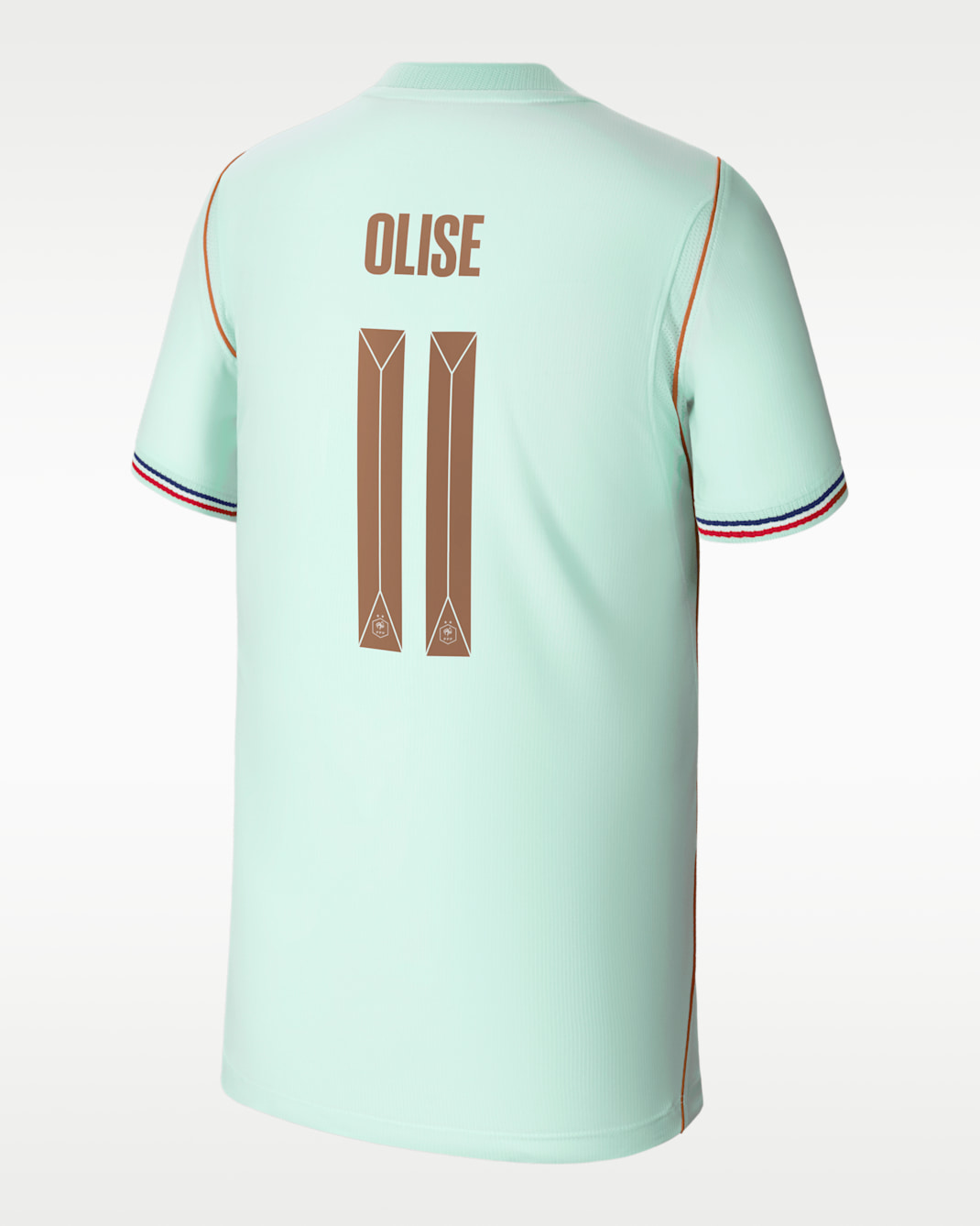 Michael Olise France National Team 2026 Stadium Away Big Kids' Nike Dri-FIT Soccer Jersey - Green