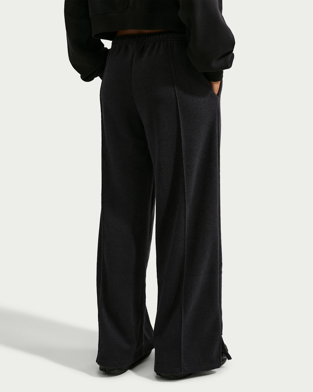 Nike Studio Fleece Plush Women's Mid-Rise Wide-Leg Pants