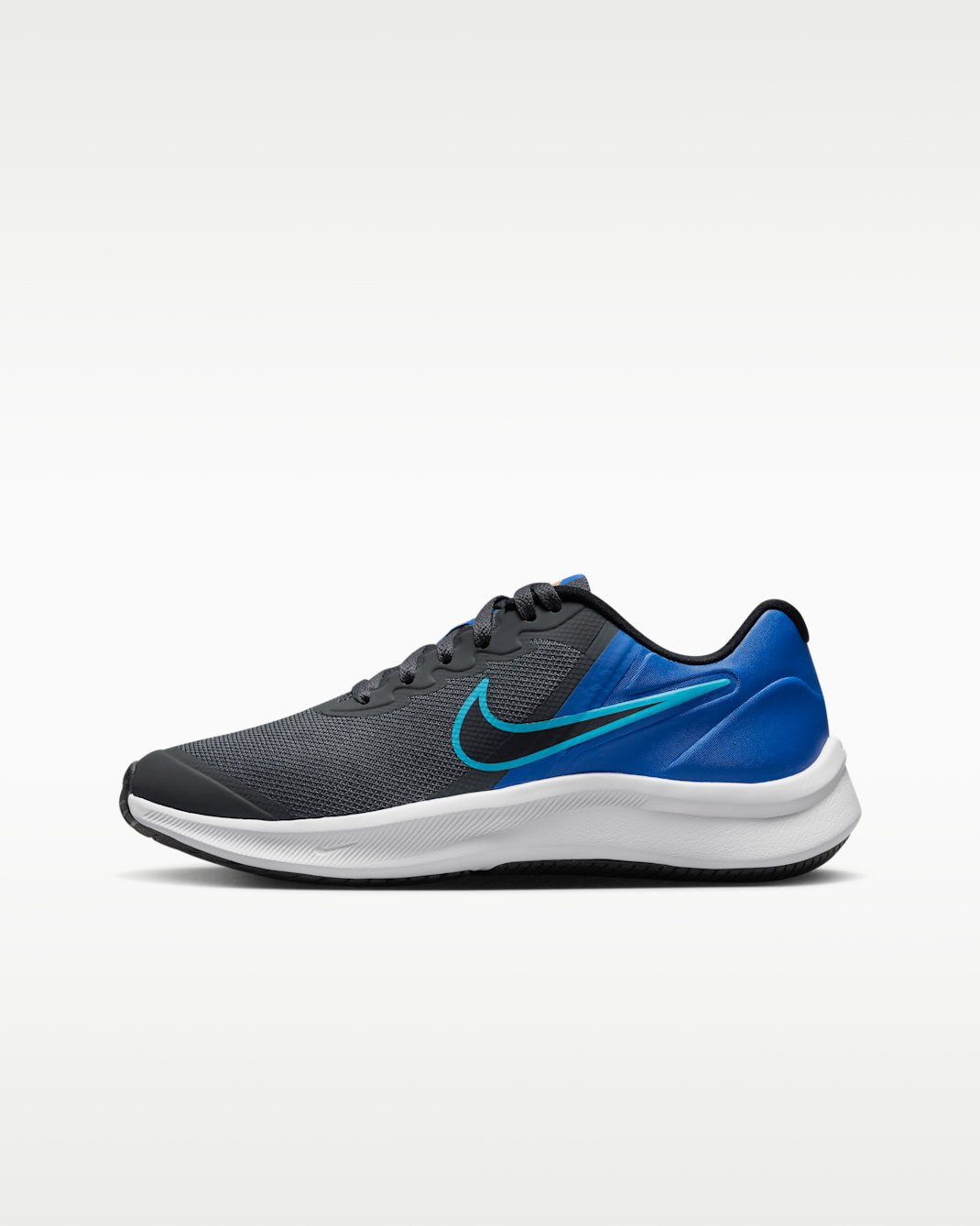 Nike Star Runner 3 Big Kids' Road Running Shoes - Iron Grey/Blue Lightning/Racer Blue/Black