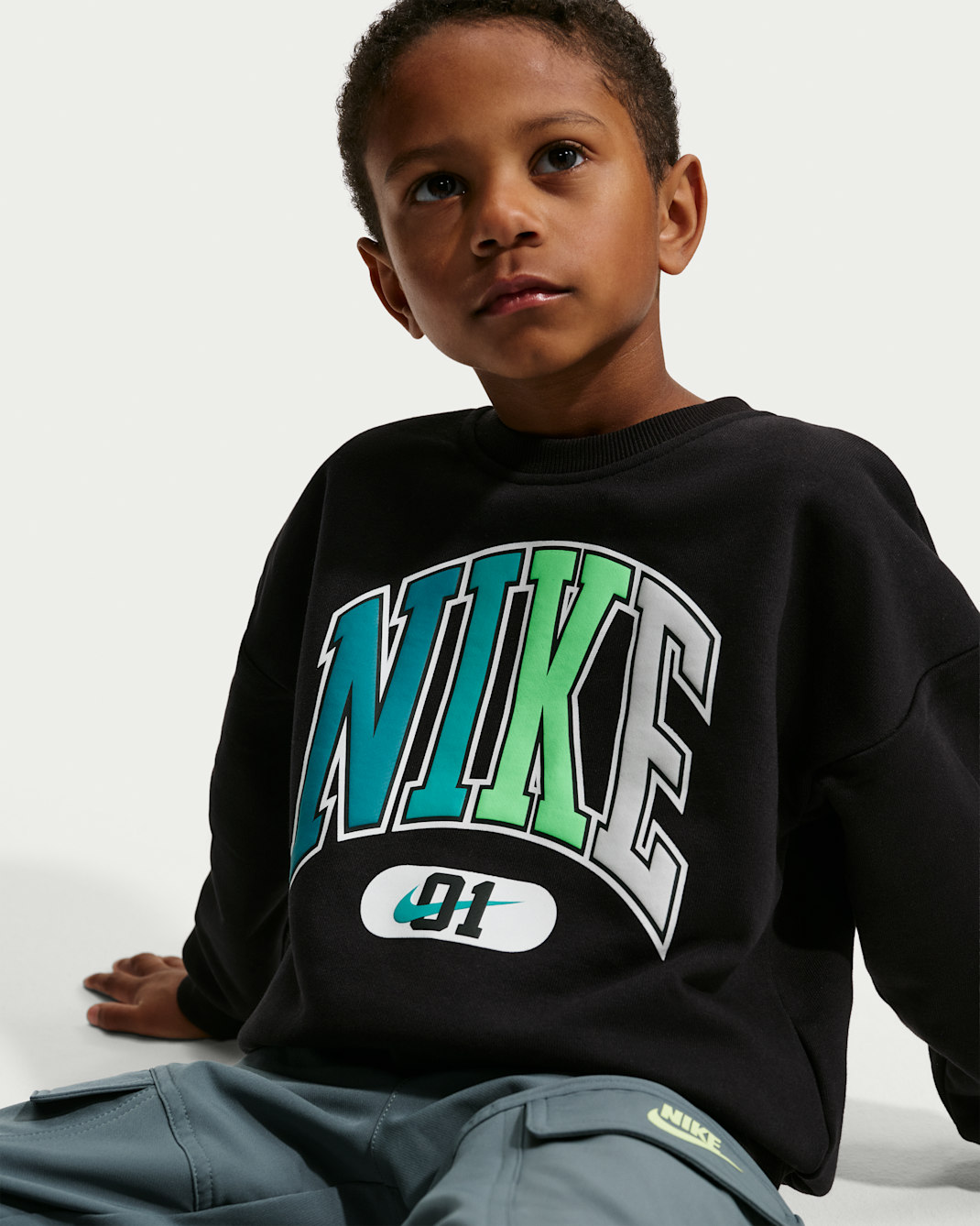 Nike Sportswear Little Kids' Multisport Fleece Crew
