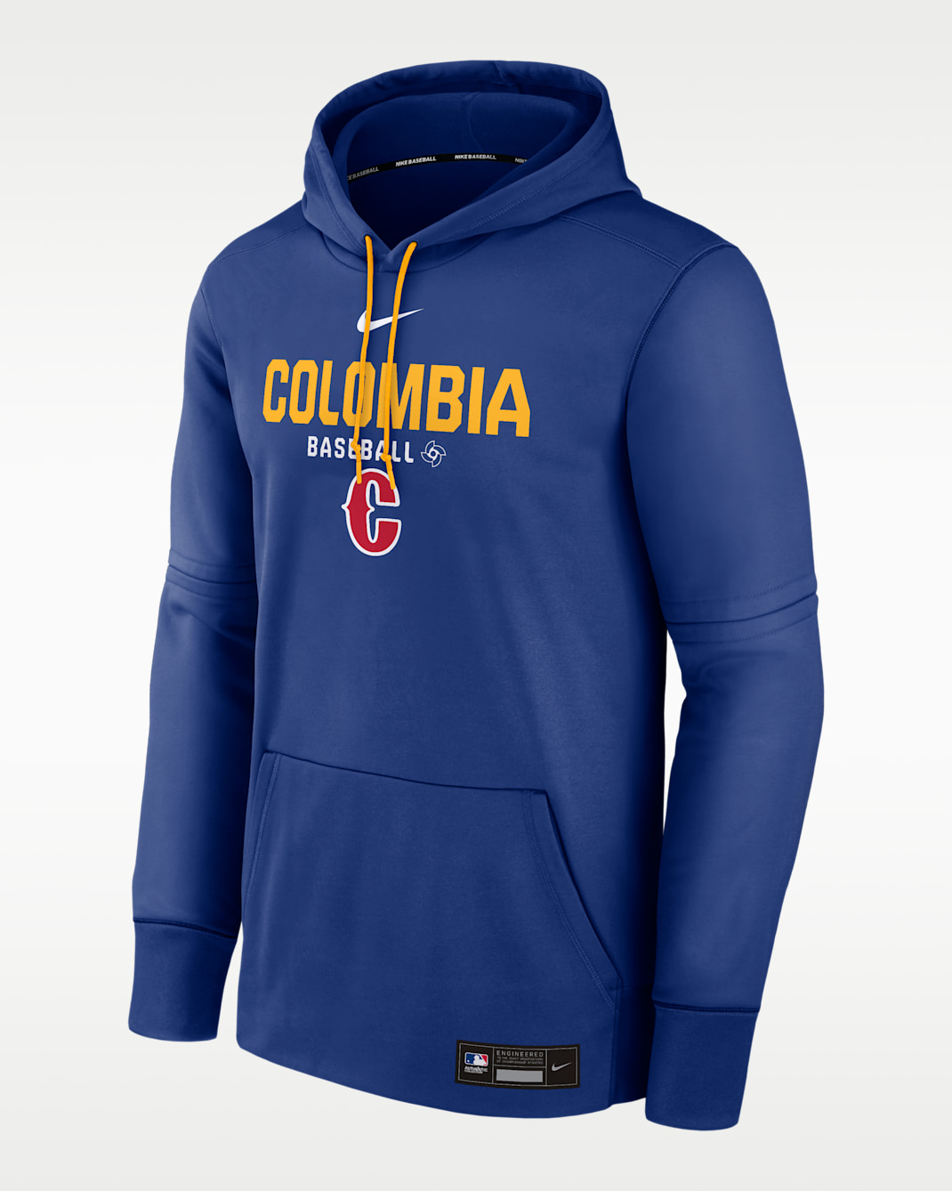 Colombia National Baseball Team 2026 World Baseball Classic Authentic Collection Men's Nike Therma Pullover Hoodie - Royal