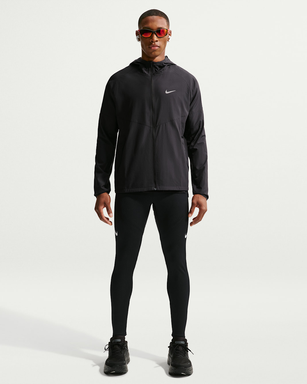 Nike AeroSwift Men's Dri-FIT ADV Running Tights - Black/Summit White