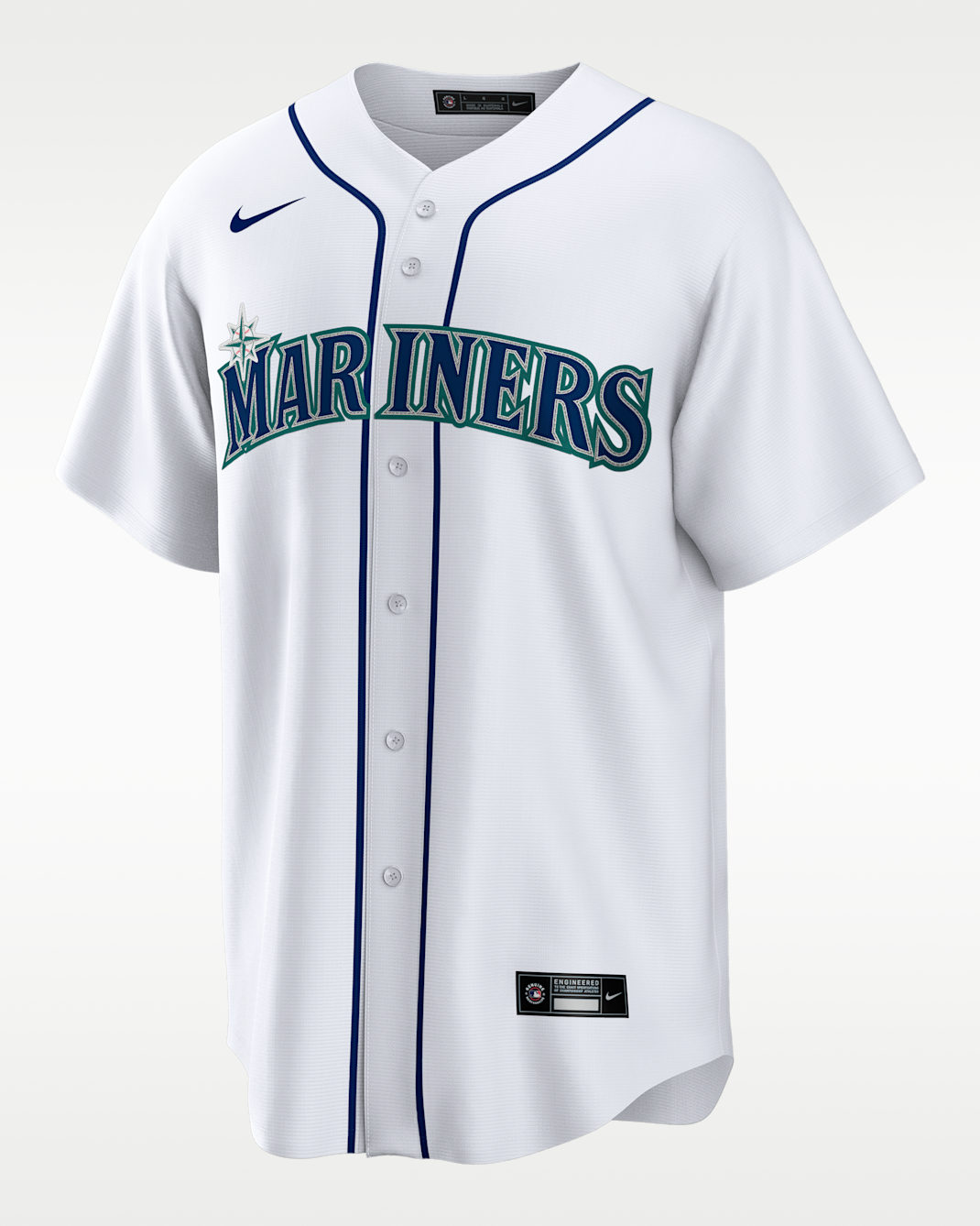 Jersey Nike de la MLB Replica para hombre Cal Raleigh Seattle Mariners - Blanco