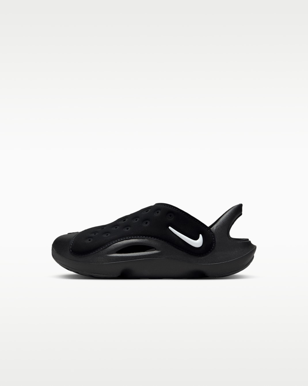 รองเท้าแซนดัลเด็กเล็ก Nike Aqua Swoosh - ดำ/Anthracite/ขาว