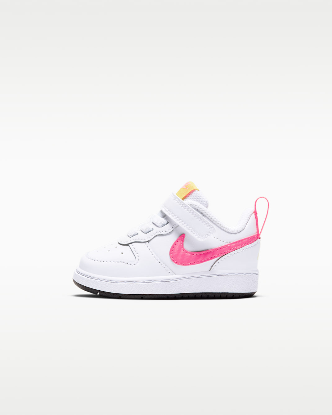 ナイキ コート ボロー LOW 2 ベビーシューズ - ホワイト/ライトジトロン/ブラック/サンセットパルス