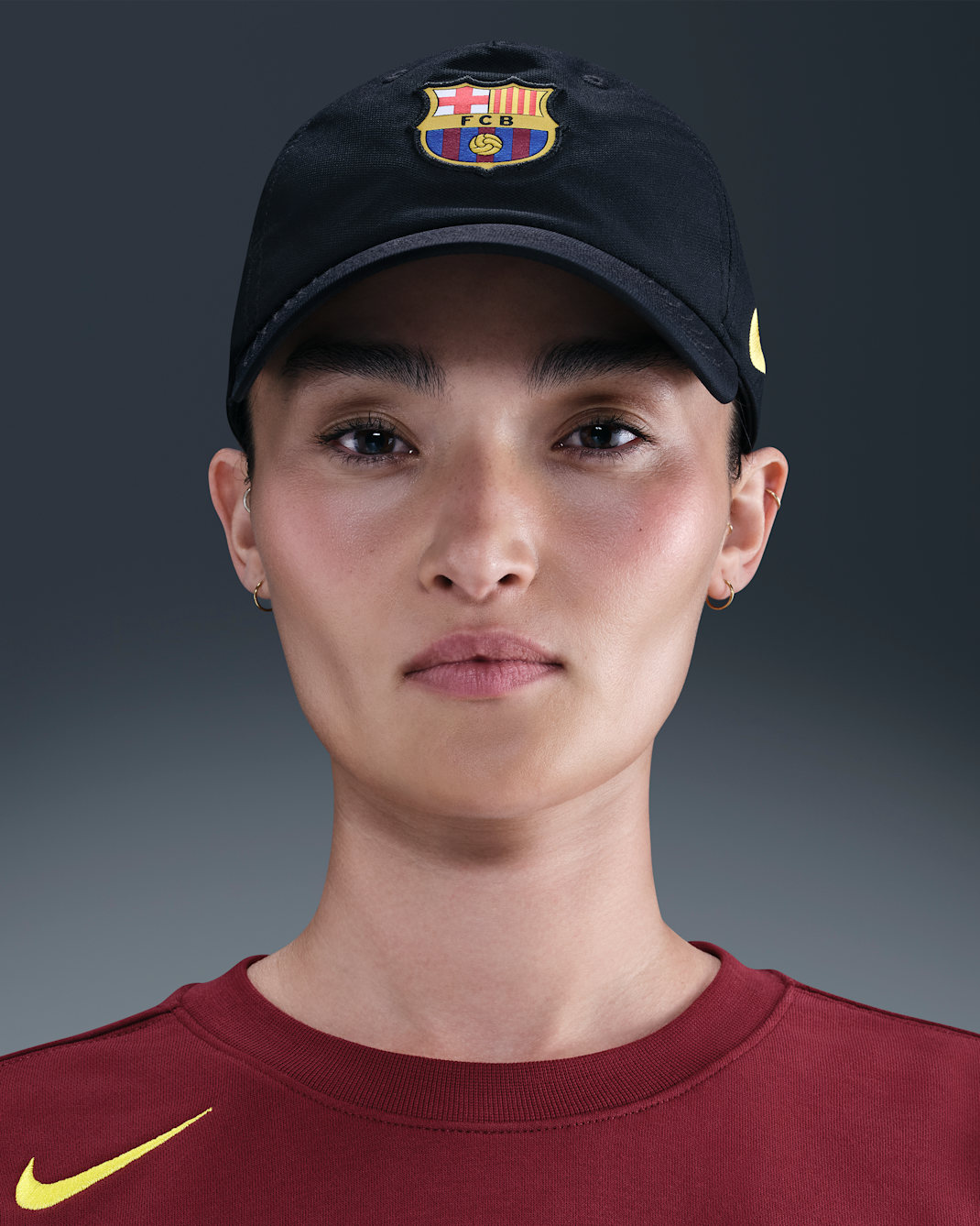 Casquette Nike Club US CB L 2025/2026 Barcelona - Noir/Amarillo