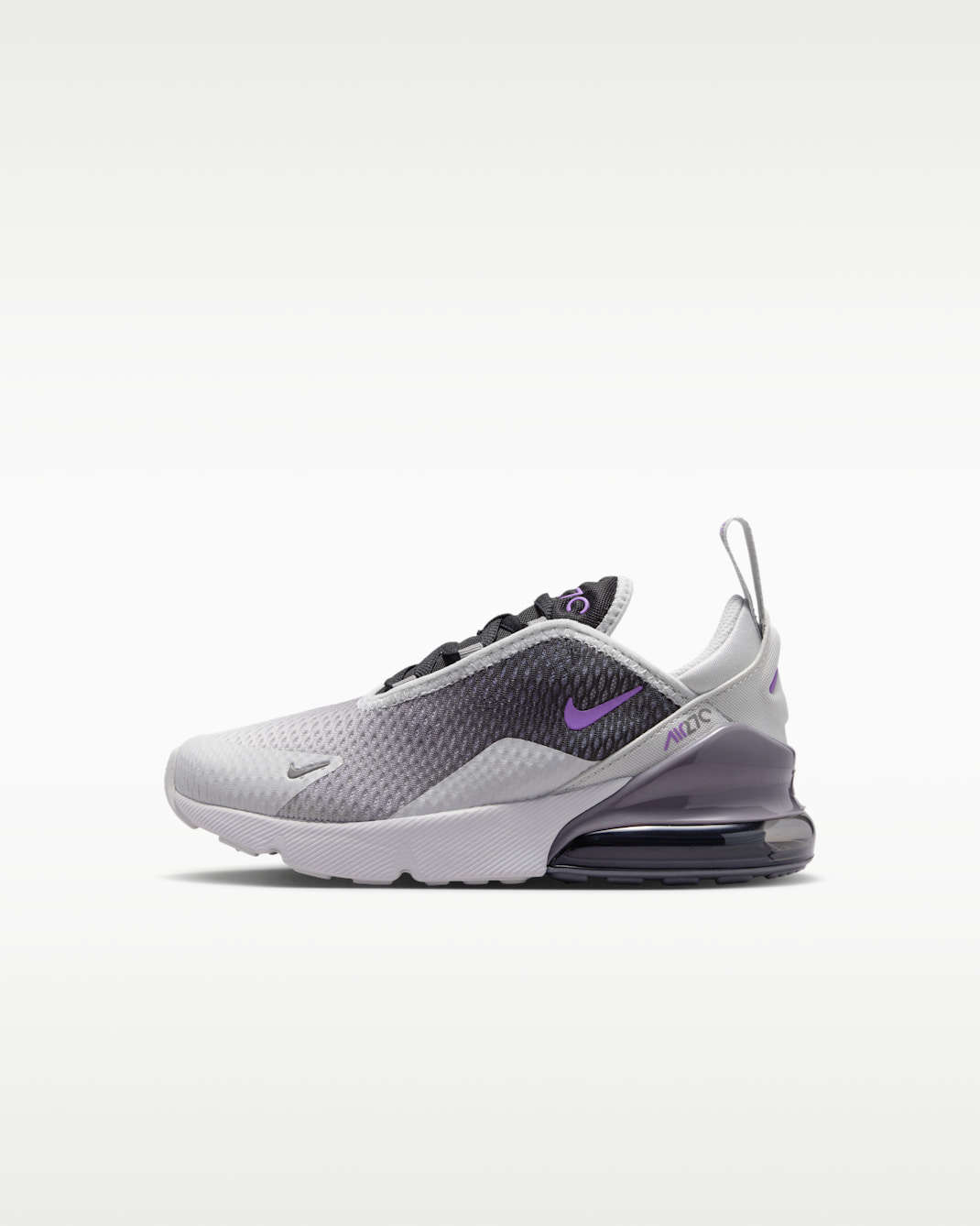 Nike Air Max 270 Schuh für jüngere Kinder - Photon Dust/Schwarz/Pencil Point/Bright Violet