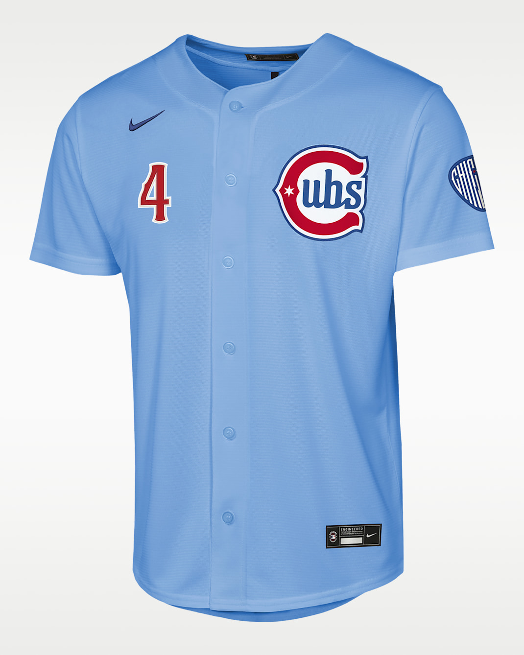 Pete Crow-Armstrong Chicago Cubs Big Kid's Nike MLB Stadium Jersey - Light Blue