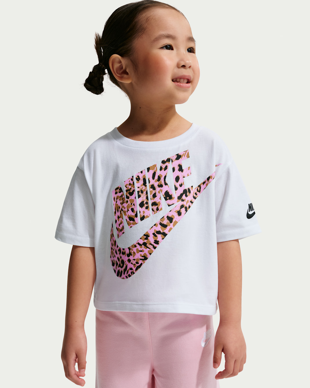 Nike Toddler Animal Print Tee - White