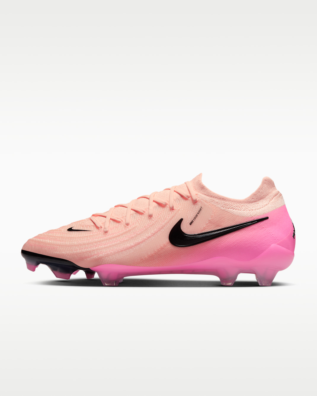Nike Phantom GX 2 Elite Firm-Ground Low-Top Soccer Cleats - Crimson Tint/Pink Blast/Black