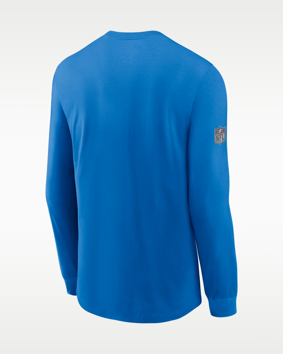 Detroit Lions Team Issue Men's Nike Dri-FIT NFL Long-Sleeve T-Shirt - Blue Spark