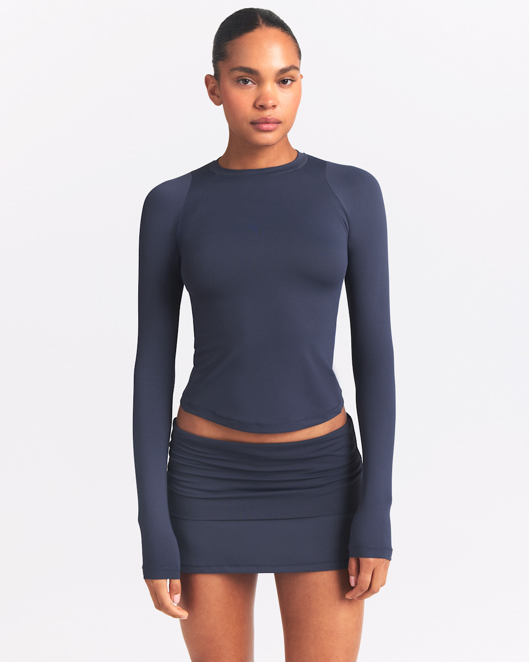 NikeSKIMS Airy Women's Long-Sleeve Crew-Neck Top - NSKM DEEP ROYAL