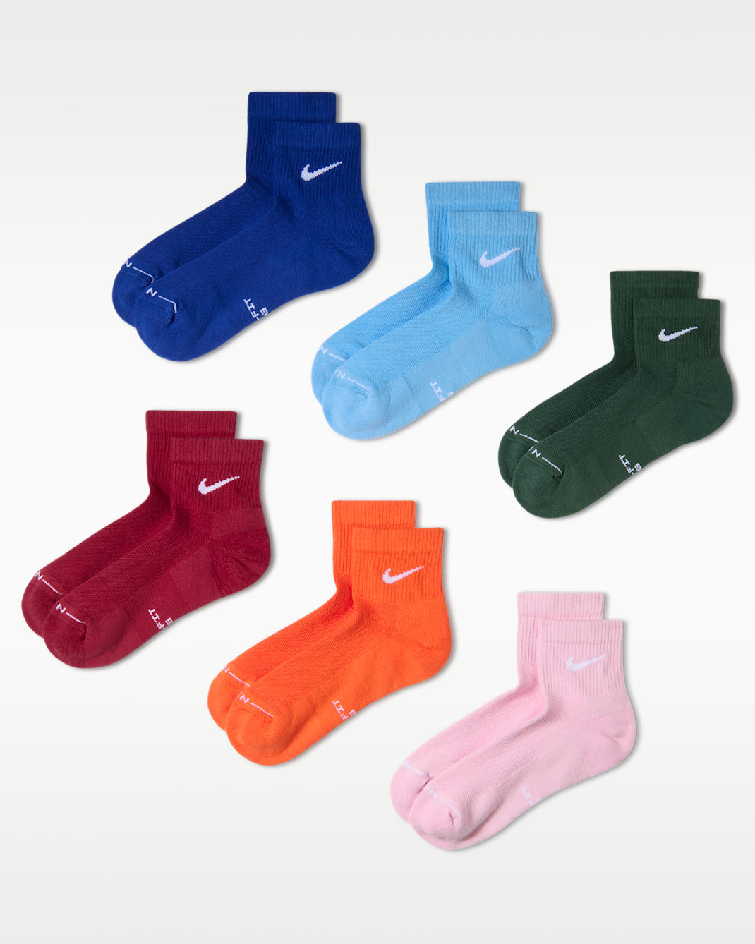 Calcetines al tobillo (6 pares) Nike Everyday Elevated - Multicolor