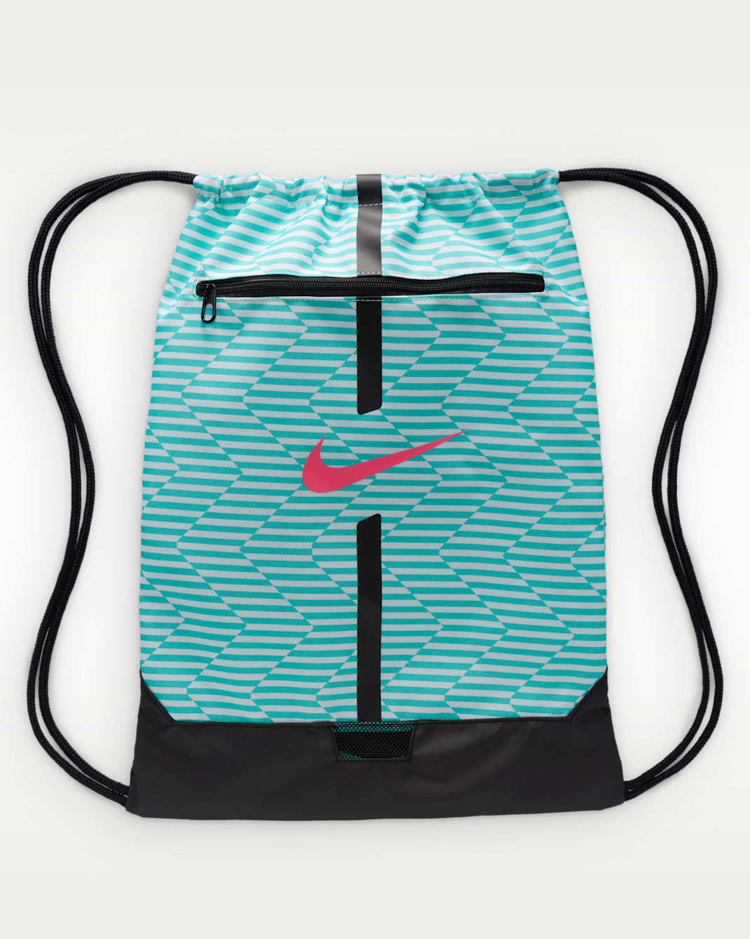Nike Academy Football Gymsack (18L) - Aurora Green/Black/Pink Blast