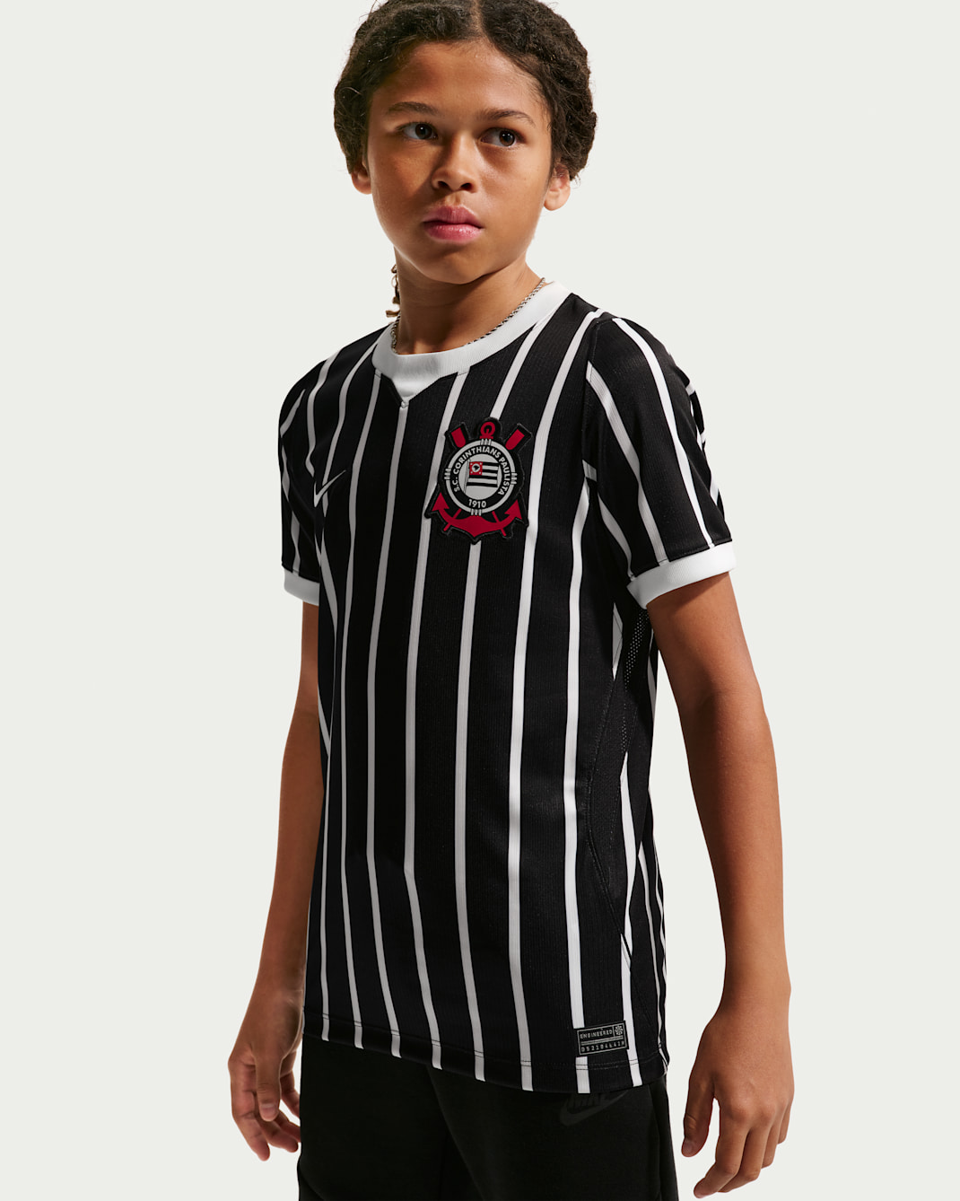 S.C. Corinthians 2026/27 Stadium Away Big Kids' Nike Dri-FIT Soccer Replica Jersey