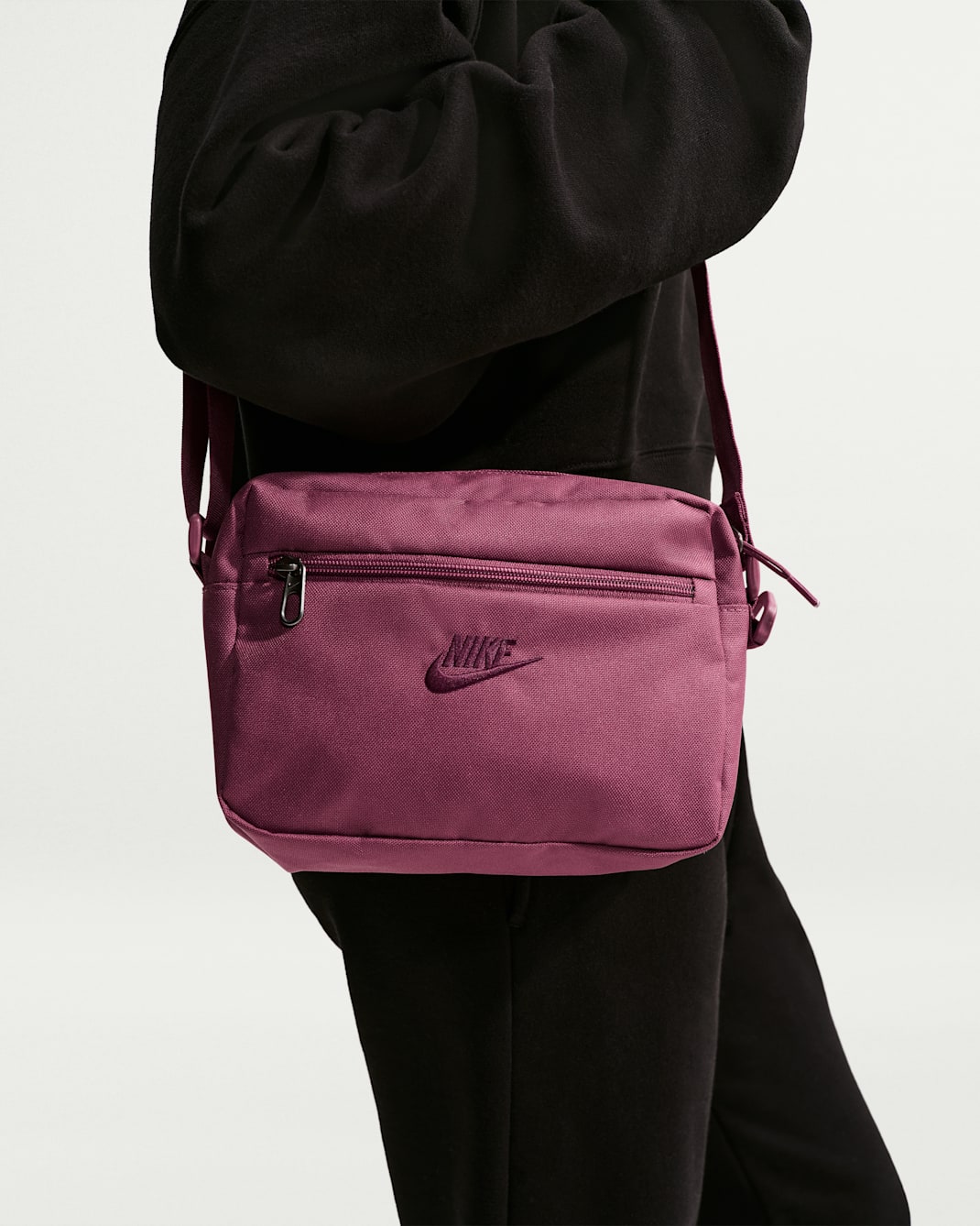 Bolsa bandolera Nike Heritage 2.0 (4 l) - Rosa humo/Rosa humo/Dátil místico