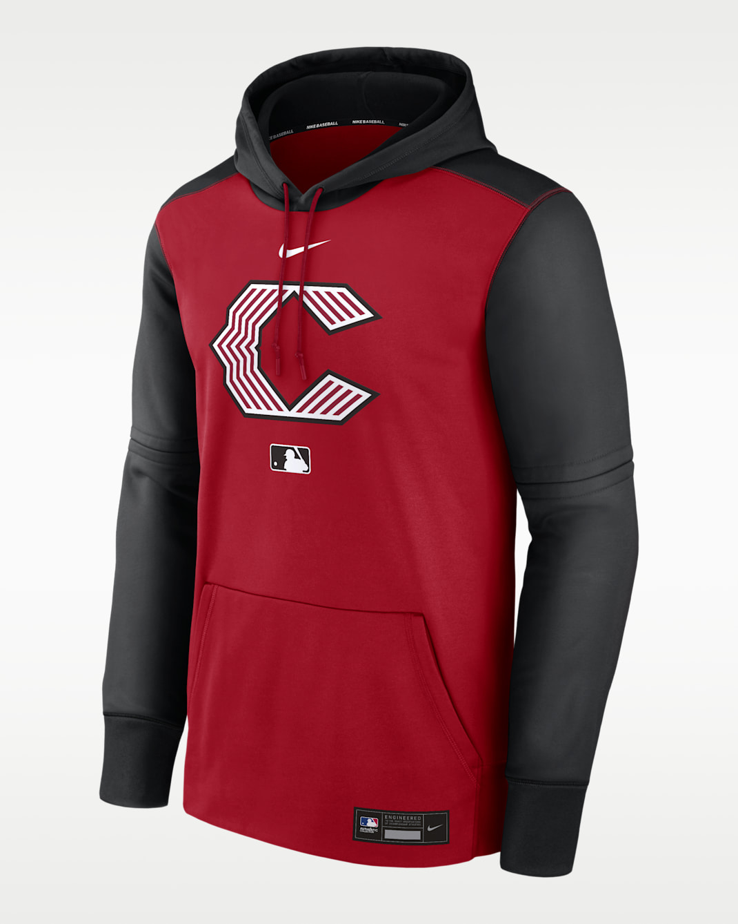 Cincinnati Reds Authentic Collection City Connect Men's Nike Therma MLB Pullover Hoodie - Red
