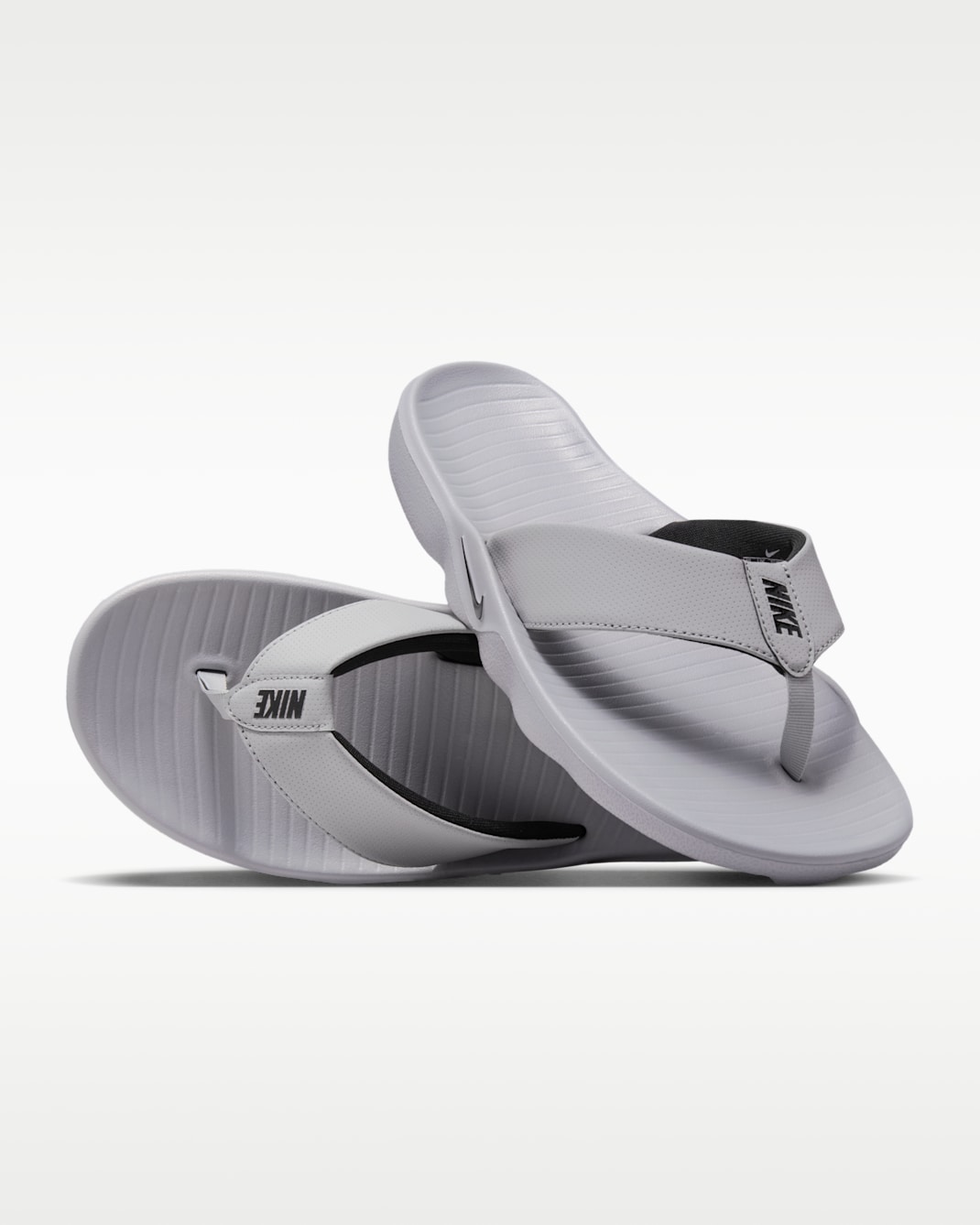 나이키 마리나 남성 슬라이드 - 라이트 스모크 그레이/블랙
