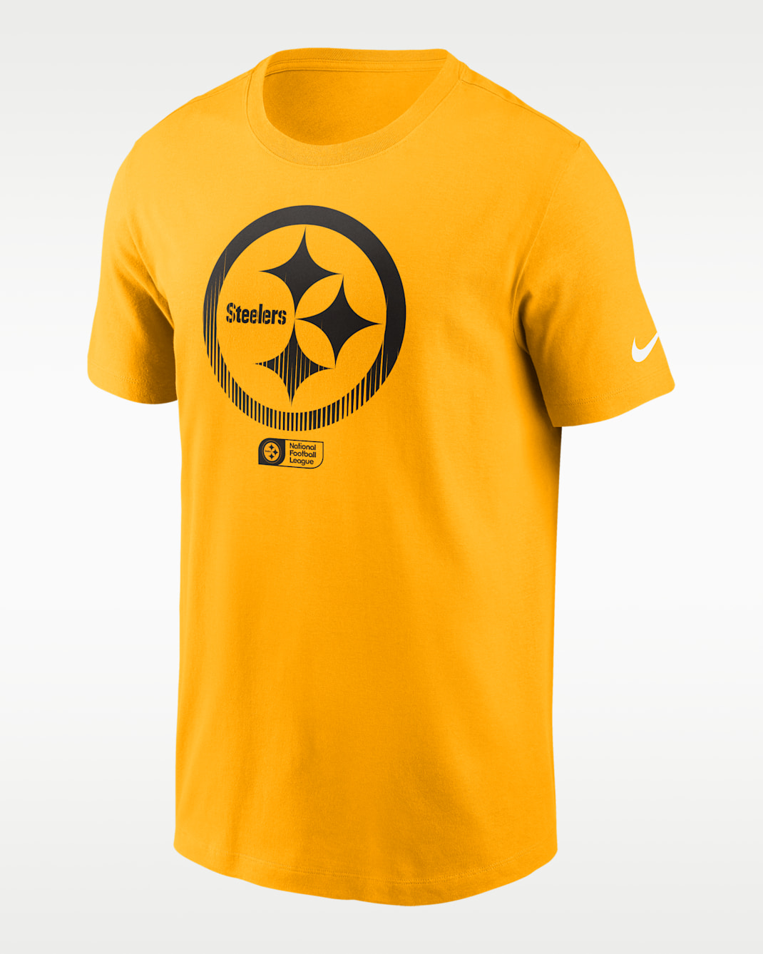 Playera Nike de la NFL para hombre Pittsburgh Steelers Faded Essential - Oro