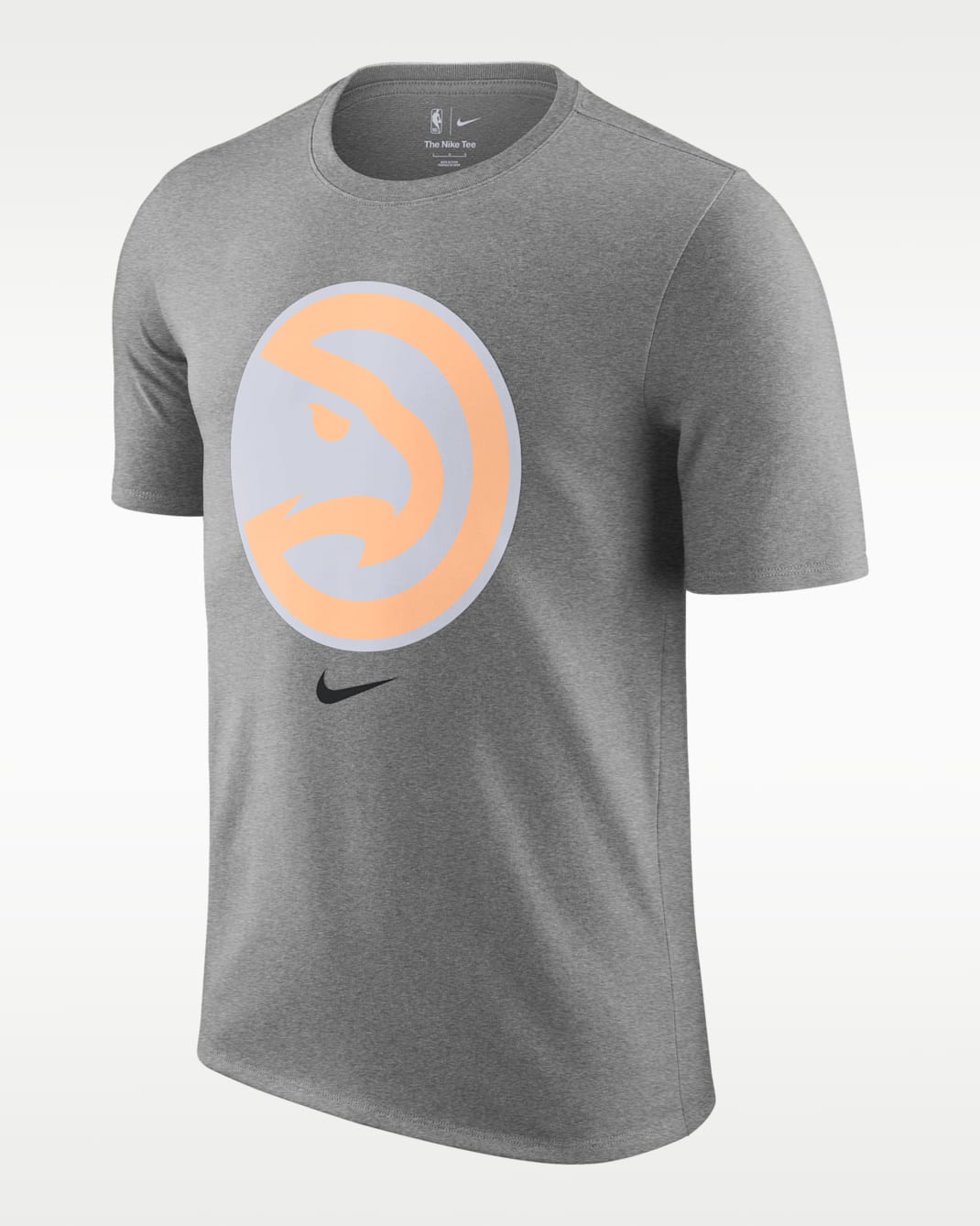 Playera Nike NBA para hombre Atlanta Hawks Essential City Edition - Gris oscuro jaspeado