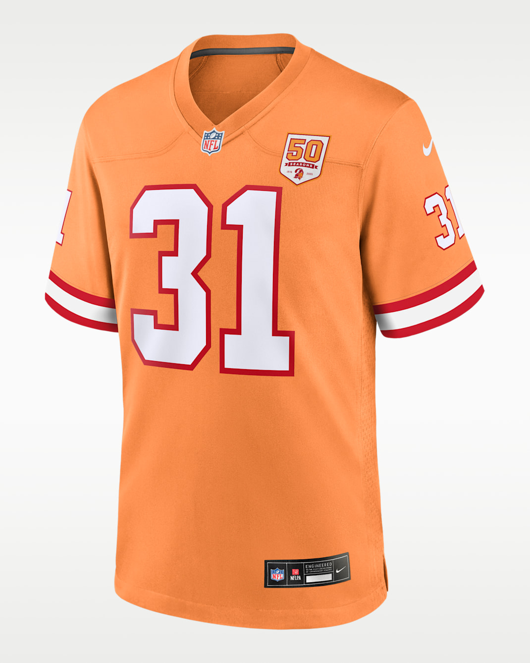 Antoine Winfield Jr. Tampa Bay Buccaneers 50th Anniversary Men's Nike NFL Game Jersey - Orange