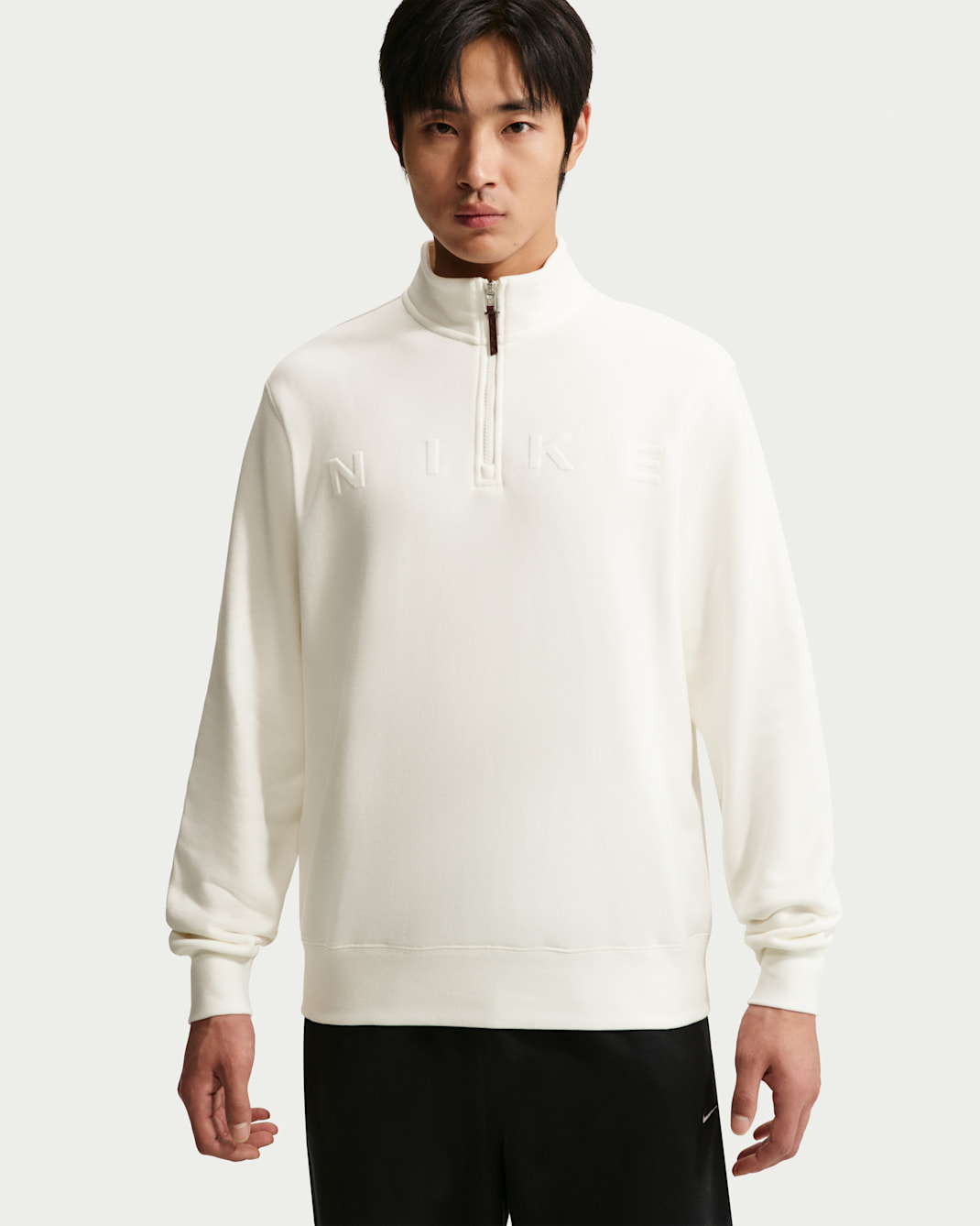 나이키 스포츠웨어 클럽 남성 플리스 하프집 탑 - 세일