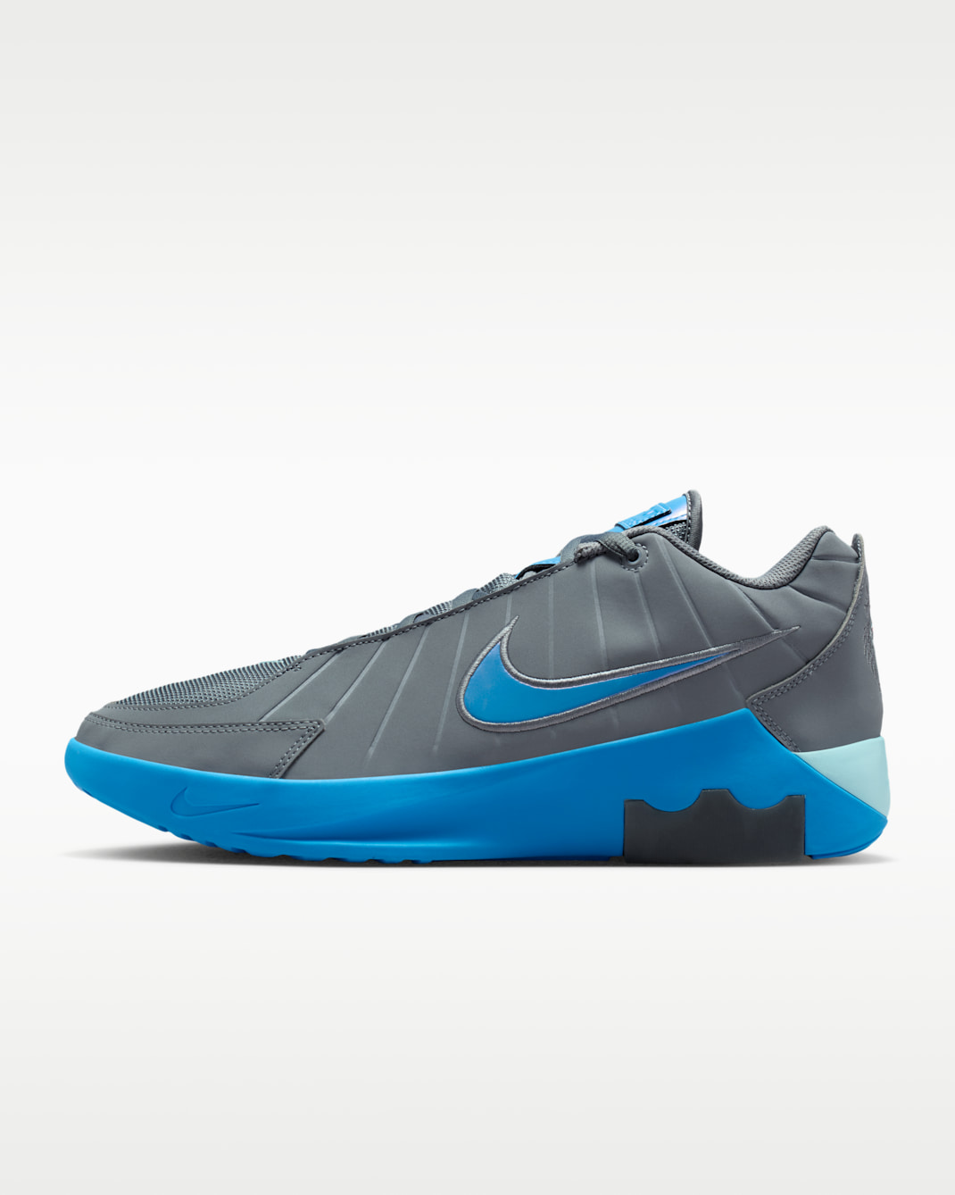 LeBron Witness IX EP Basketball Shoes - Cool Grey/Glacier Ice/Glacier Ice/Aurora Blue