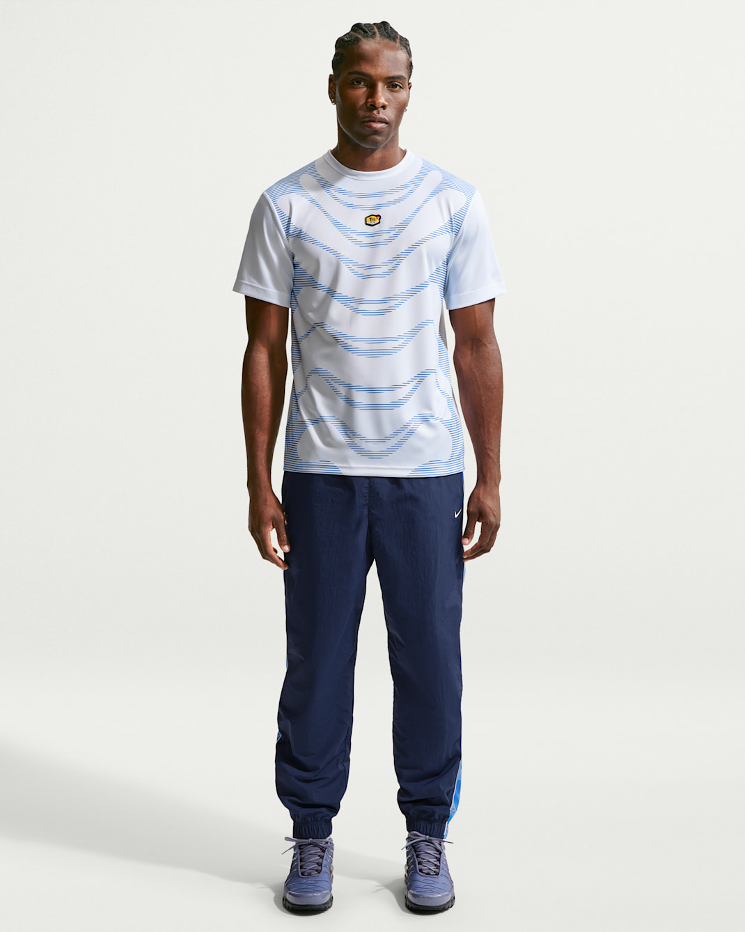 Nike Sportswear Tuned Air Men's Woven Trousers - Midnight Navy/Blue Crystal