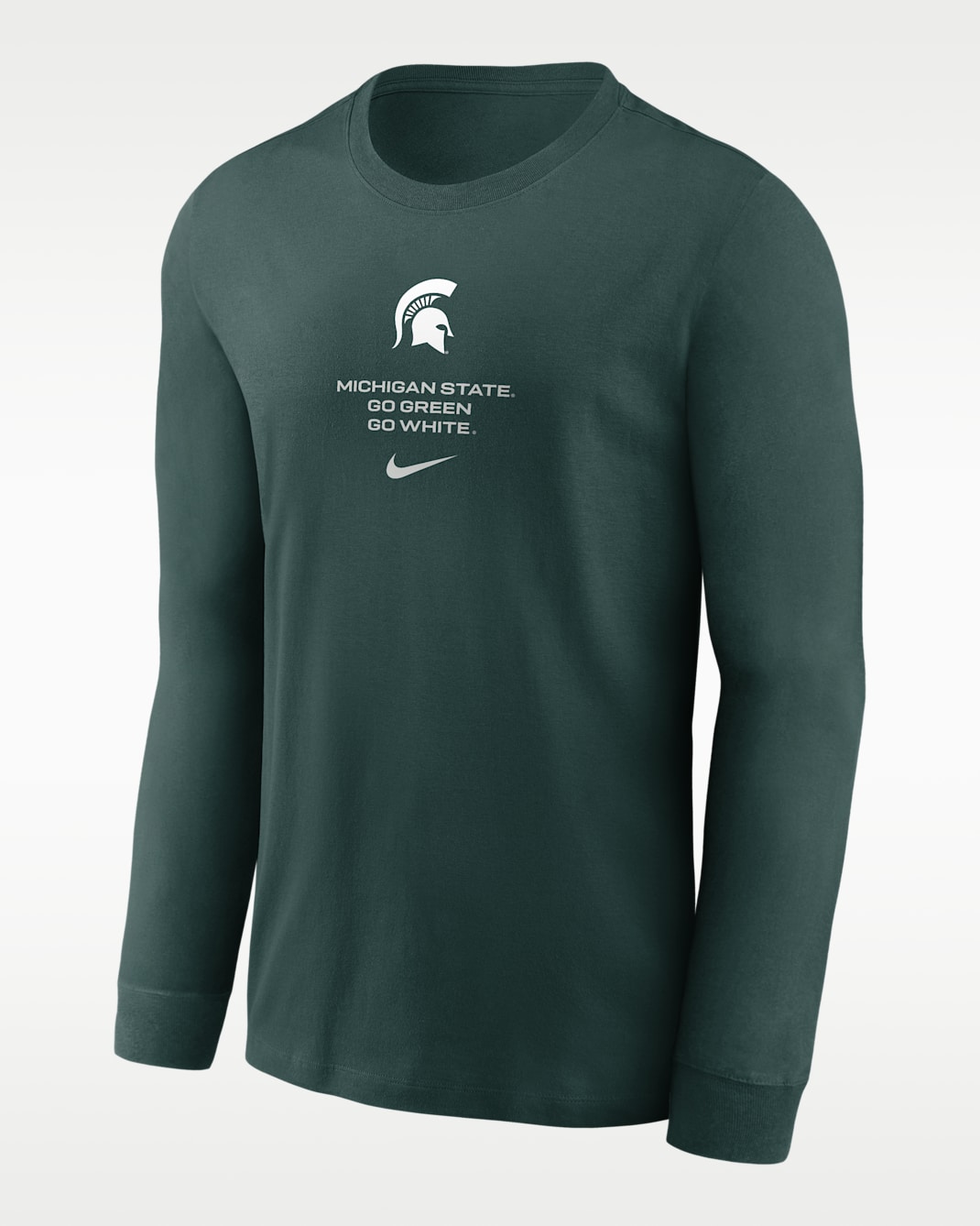 Michigan State Sideline Men's Nike Dri-FIT College Long-Sleeve T-Shirt - Green
