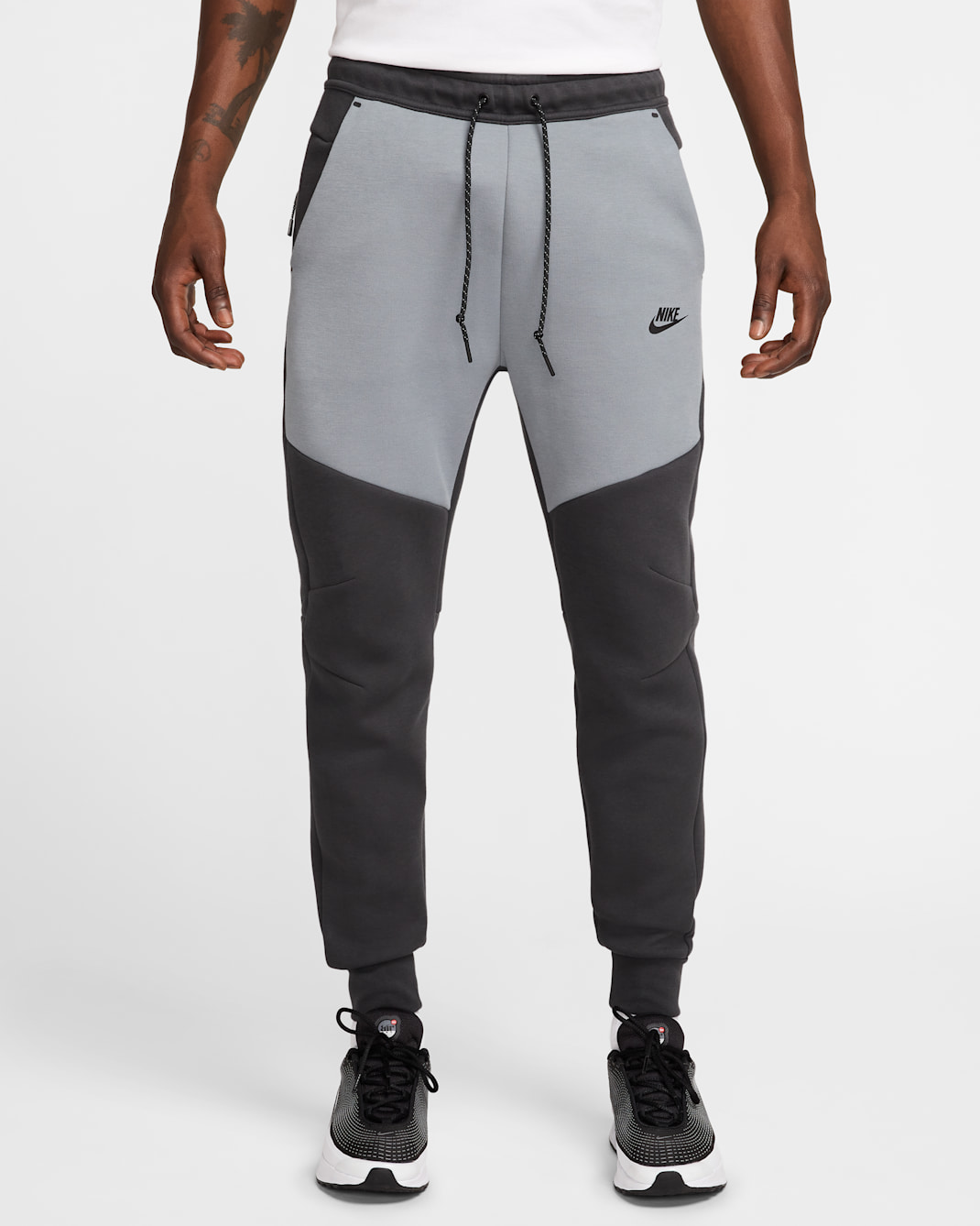 Joggers de tejido Fleece para hombre Nike Tech - Antracita/Gris azulado/Negro