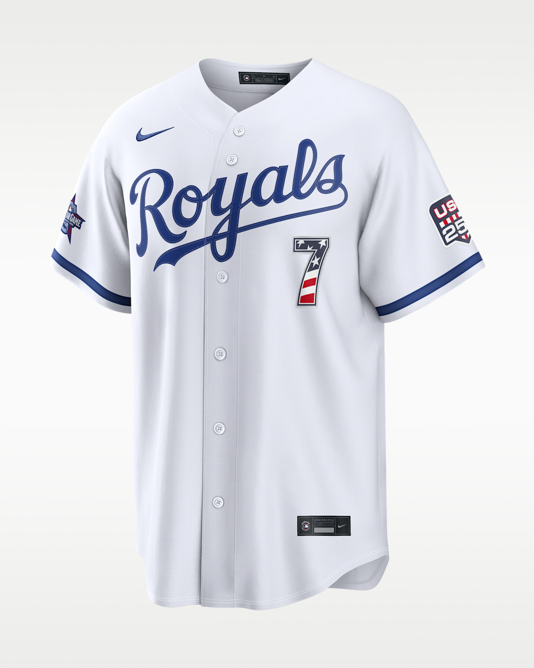 Bobby Witt Jr. Kansas City Royals 2026 All-Star Game Men's Nike MLB Stadium Jersey - White