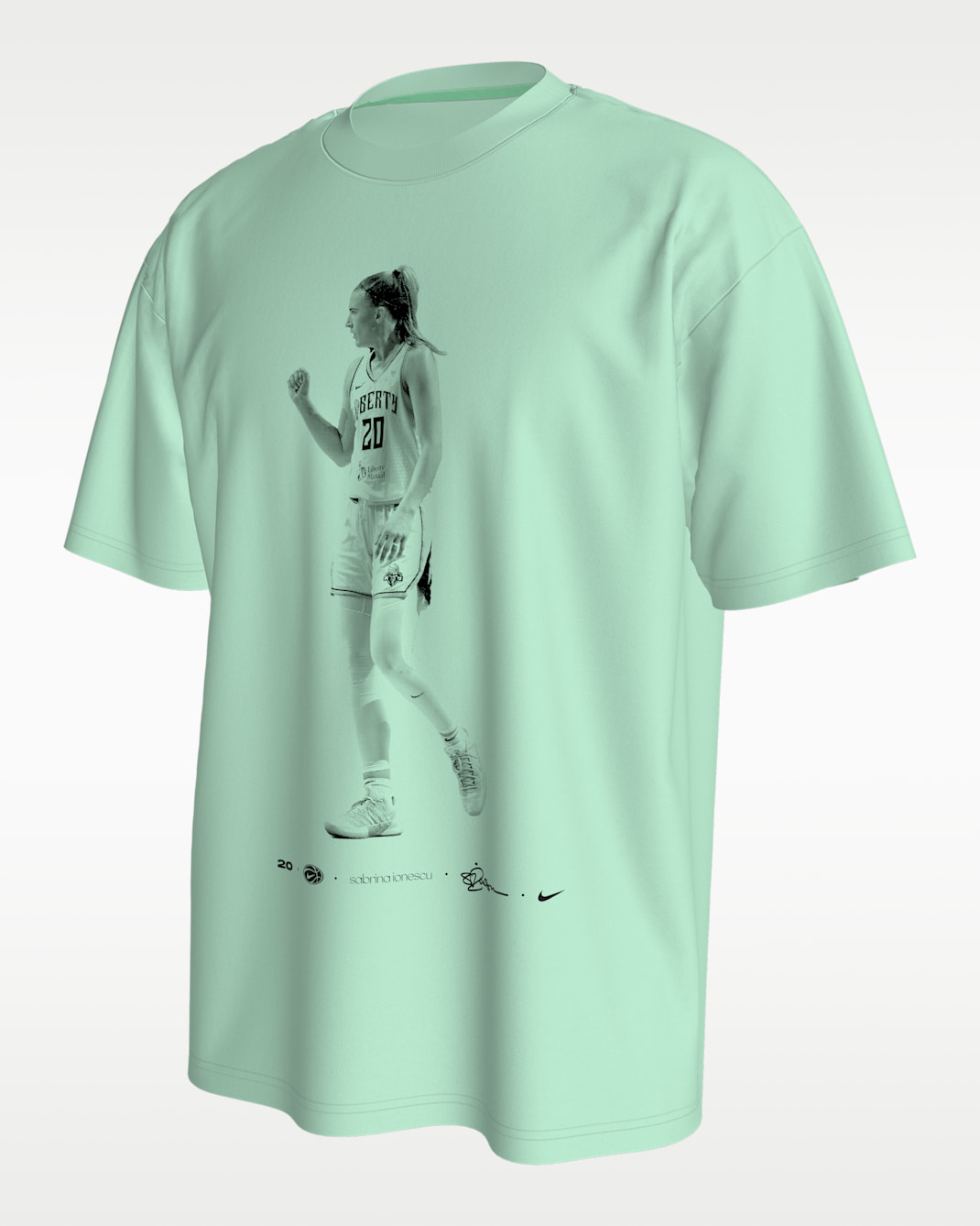 Sabrina Nike Dri-FIT Basketball T-Shirt - Mint Foam