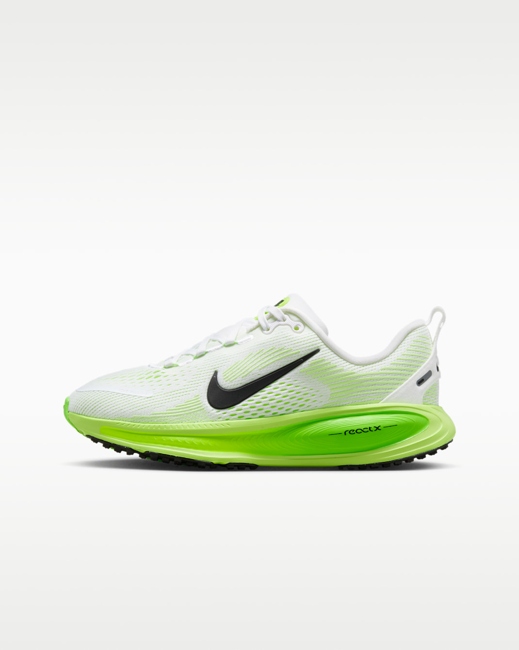 Nike Vomero 18 Older Kids' Road Running Shoes - White/Electric Green/Volt/Black