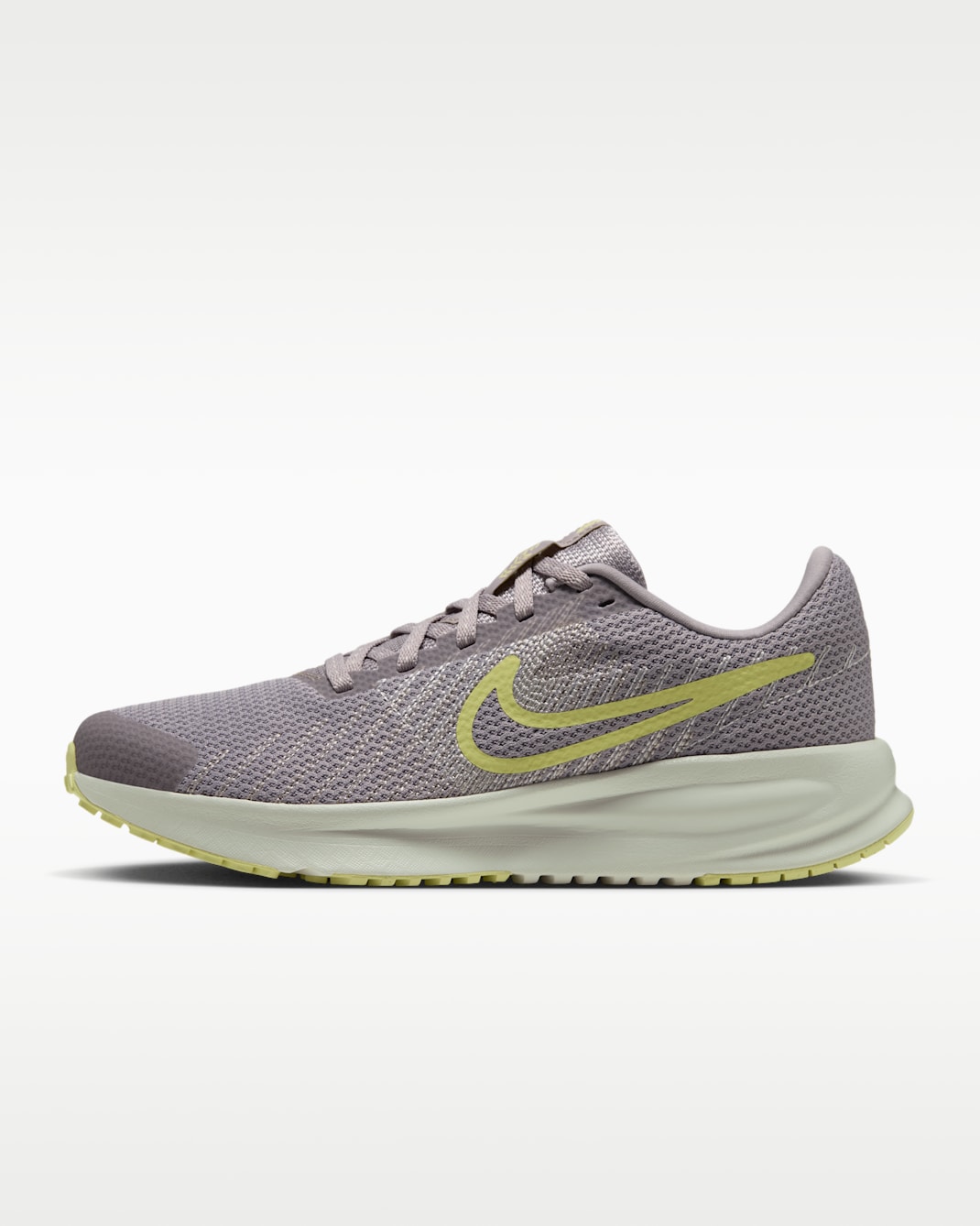 Tenis de correr en pavimento para mujer Nike Run Defy - Lila plata/Vela/Crema II/Hinojo