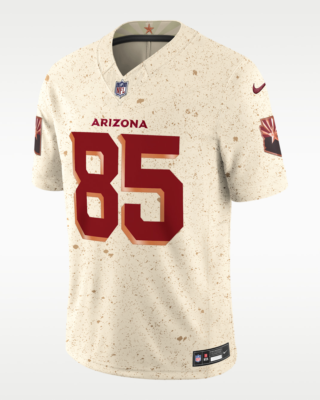 Jersey Nike Dri-FIT de la NFL Limited para hombre Trey McBride Arizona Cardinals Rivalries Collection - Natural