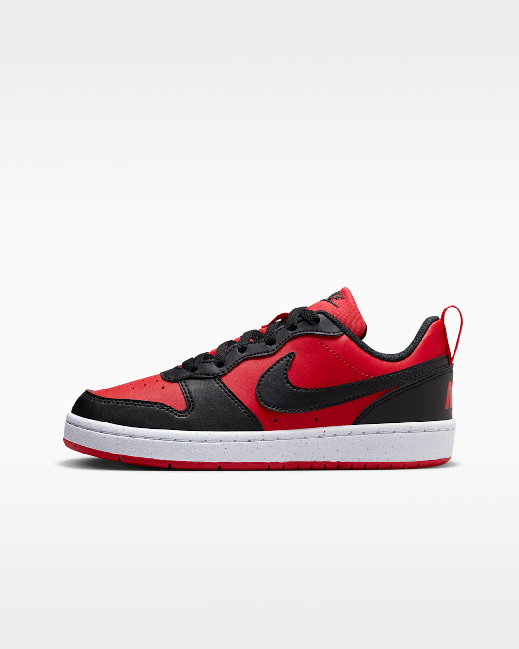 Nike Court Borough Low Recraft Older Kids' Shoes - University Red/White/Black