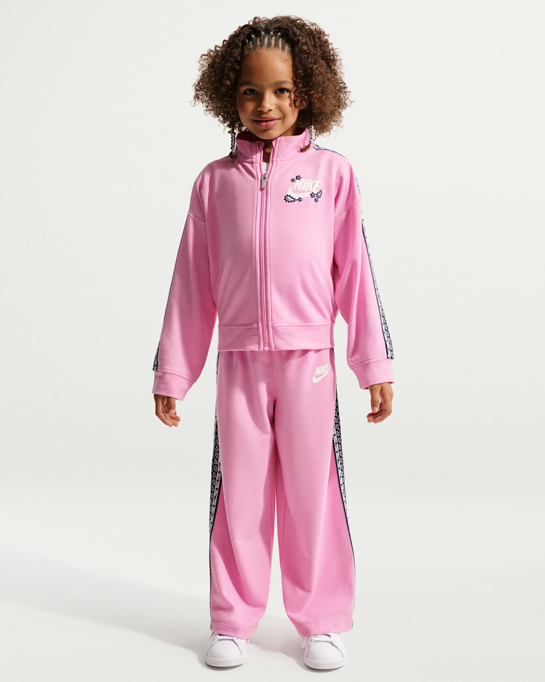 Nike Retro Remix Little Kids' 2-Piece Track Set - Pink Rise